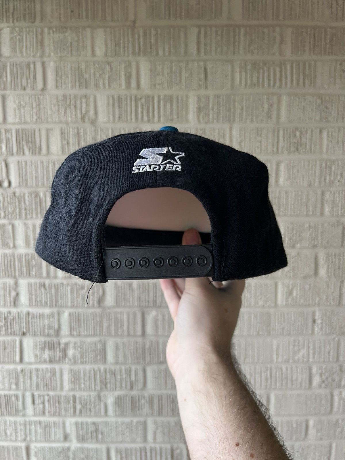 Sports Specialties Vintage NHL Starter Wool San Jose Sharks SnapBack Hat Size ONE SIZE - 4 Thumbnail
