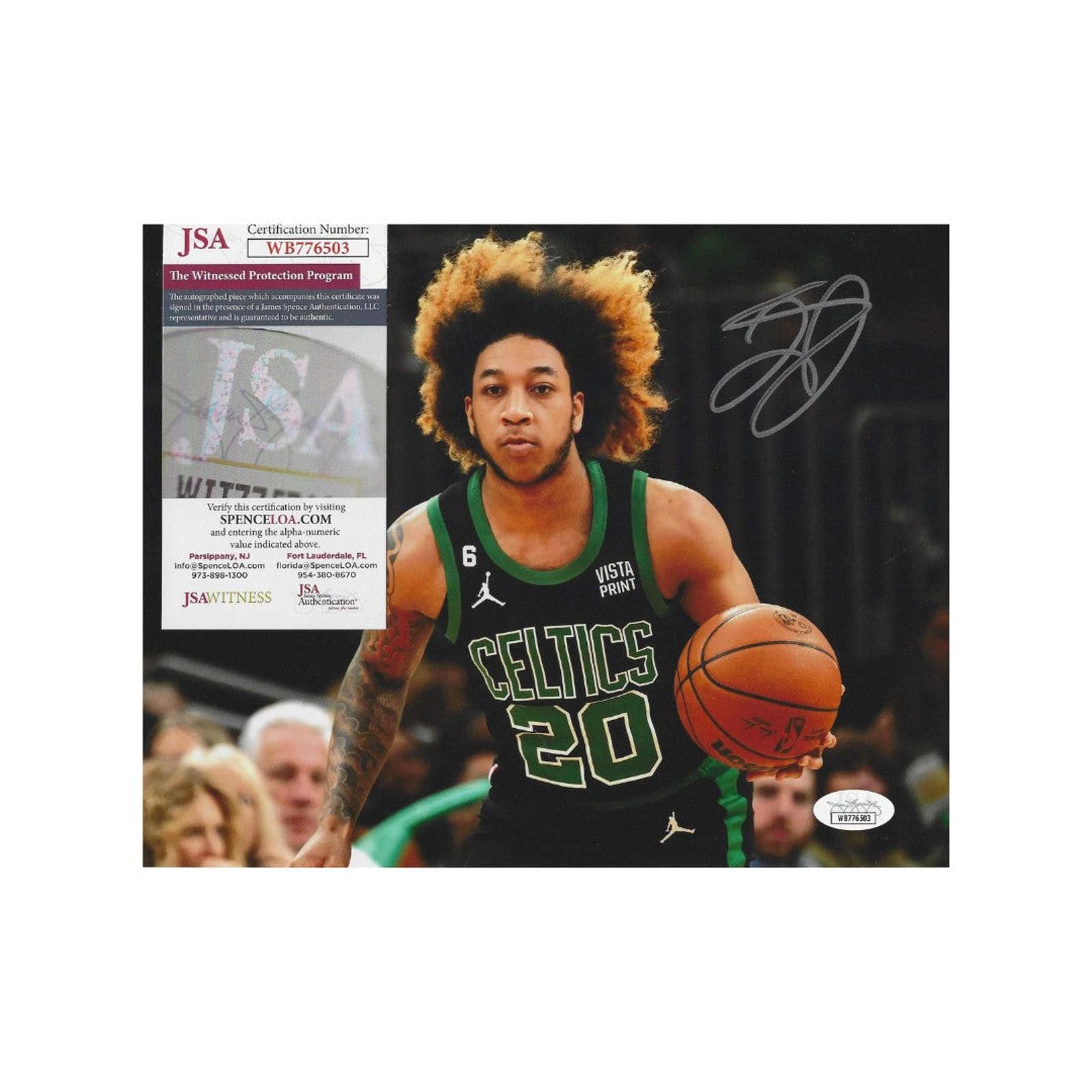 Other J.D. Davison Boston Celtics Signed 8x10 Photo coa W/Frame Size ONE SIZE - 4 Thumbnail