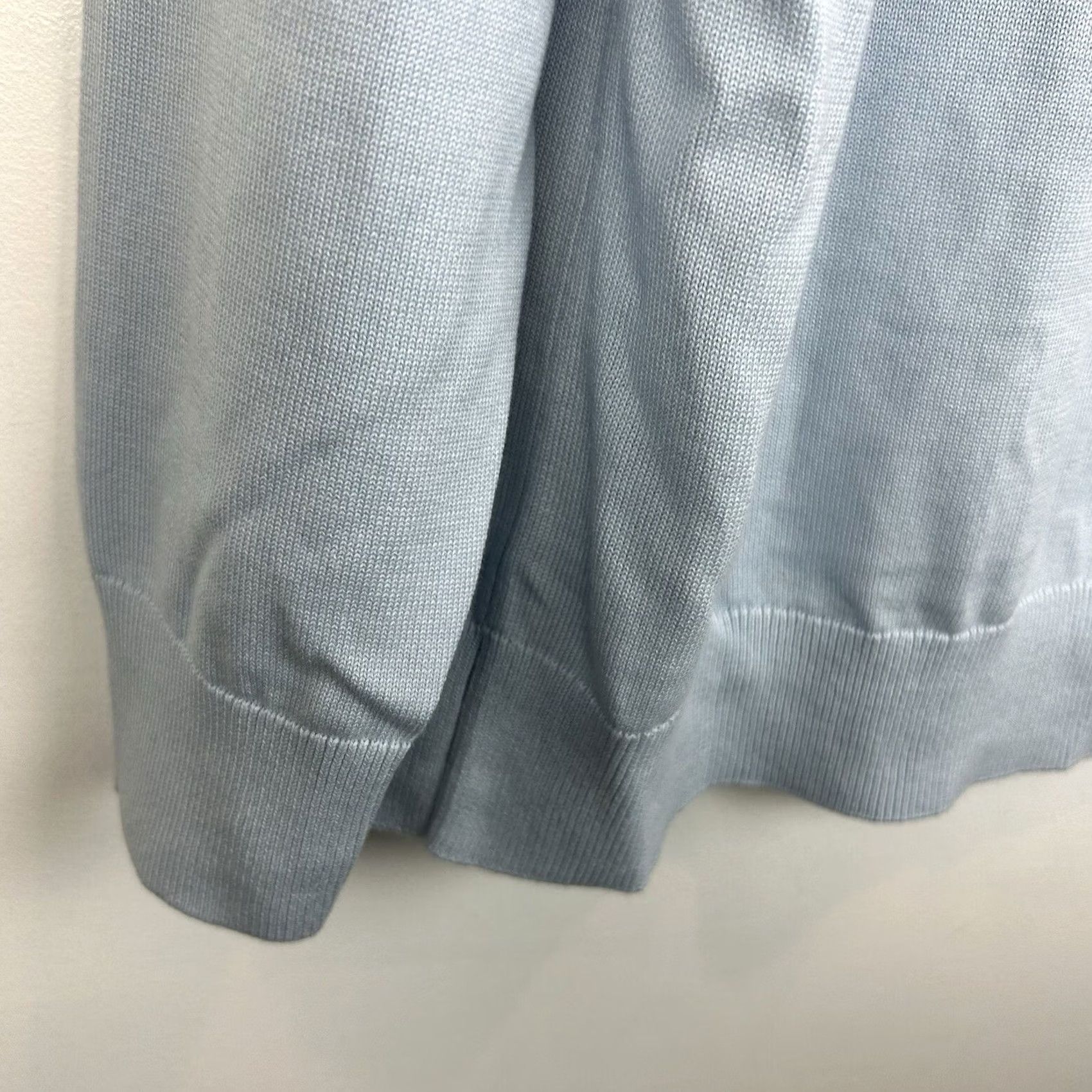 Lands' End Lands End Sweater Men XL Tall Blue Supima Cotton Pullover V Neck Casual New Gift Size US XL / EU 56 / 4 - 5 Thumbnail