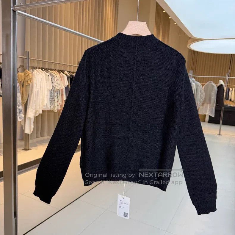 Hermes Hermes Black Slim Cashmere Cardigan Jacket Size XS / US 0-2 / IT 36-38 - 2 Thumbnail