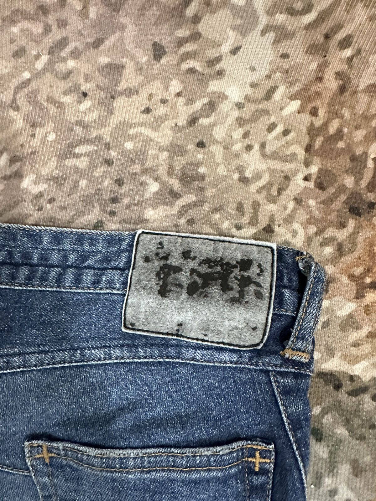 Japanese Brand Number (N)ine patchwork jeans Size US 30 / EU 46 - 7 Thumbnail