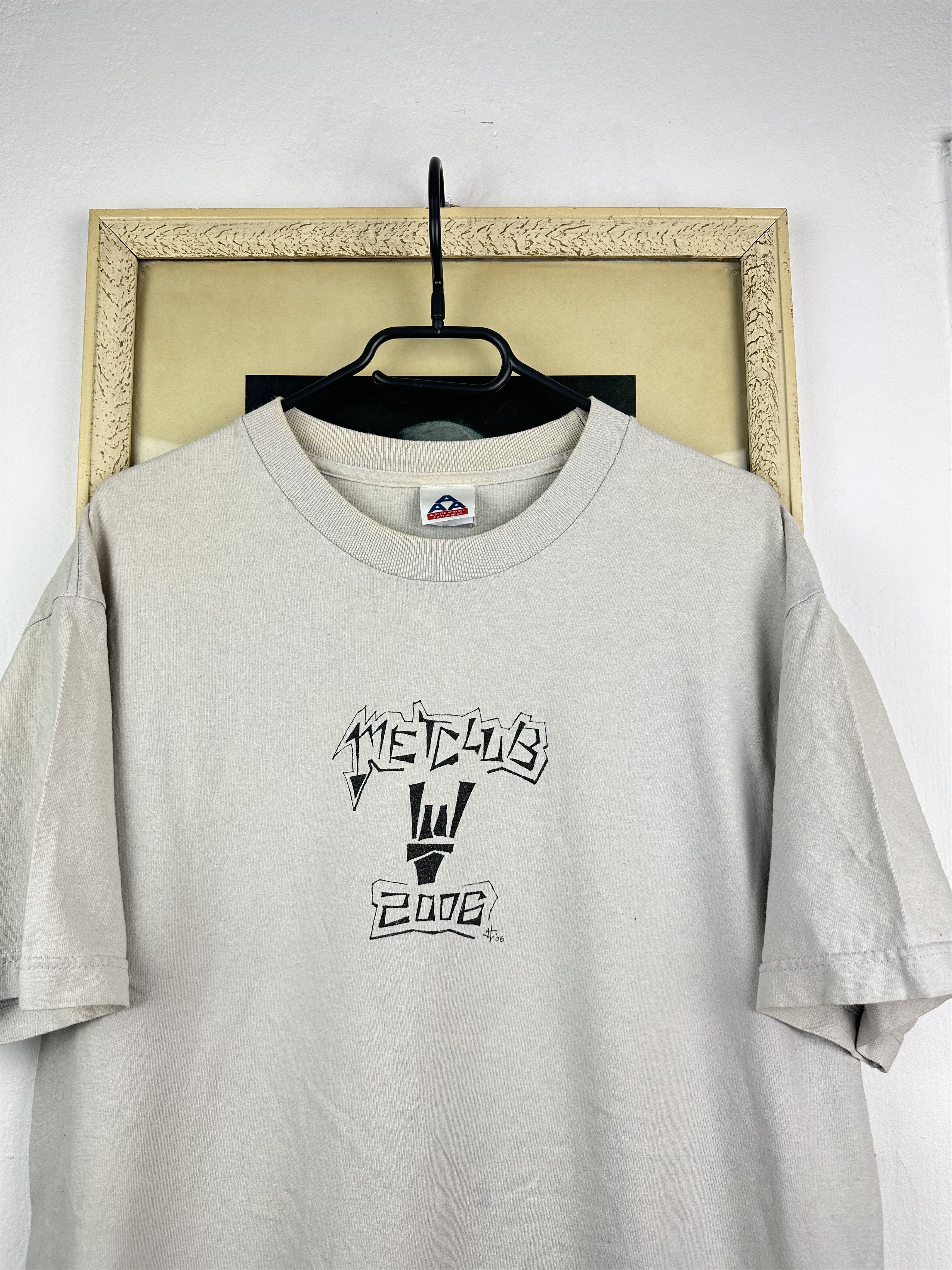 Band Tees × Vintage Vintage Metallic 2006 Hell Yea Metclub Band Shirt Tee Size US L / EU 52-54 / 3 - 4 Thumbnail