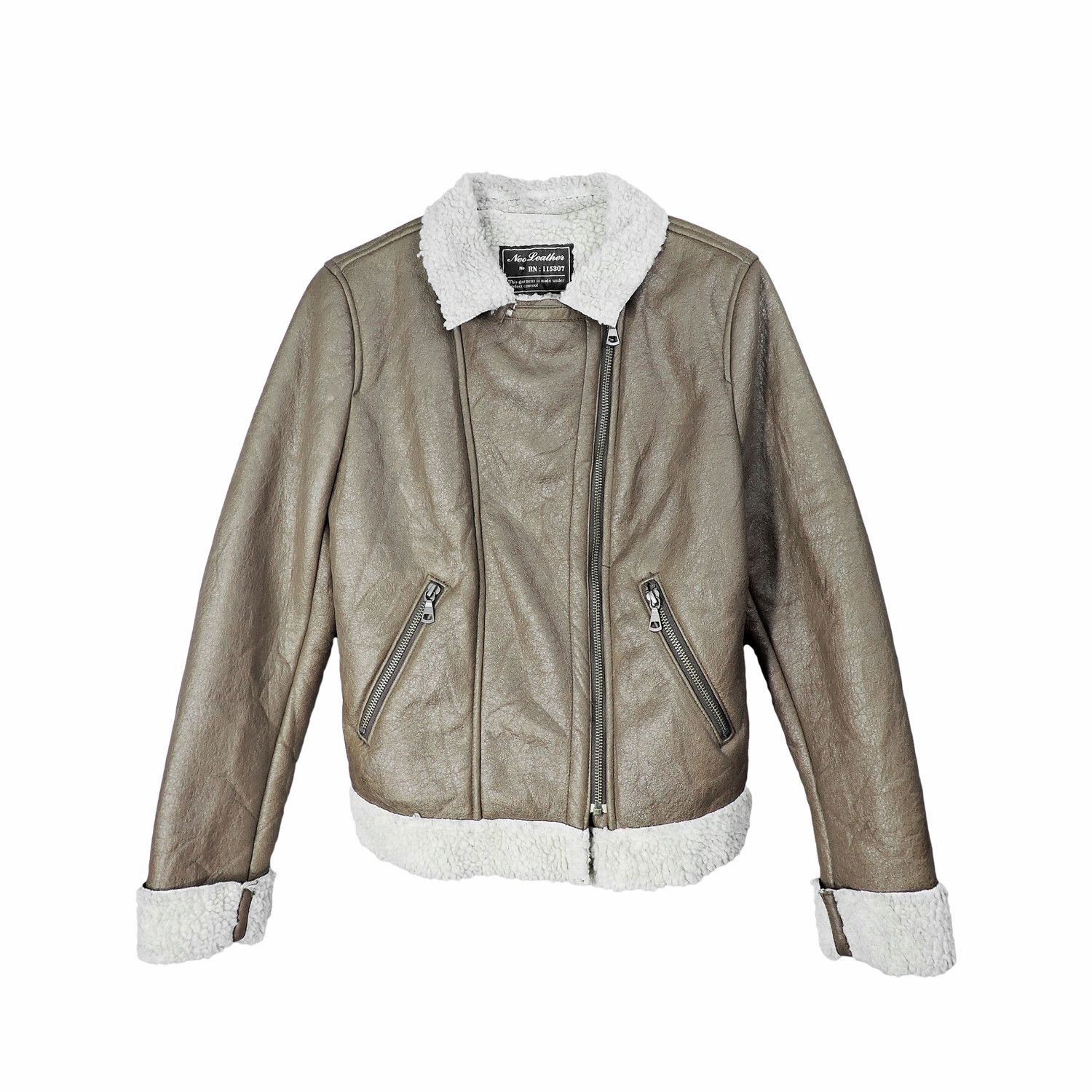 Japanese Brand × Uniqlo Uniqlo Leather Jacket Size S / US 4 / IT 40 - 1 Thumbnail