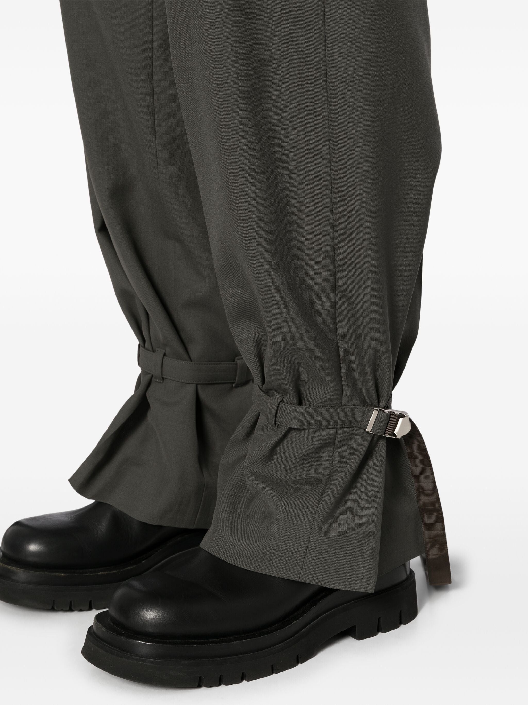Sacai o1s22i1n0924 Cargo Wool Blend Pant in Dark Grey Size 28" / US 6 / IT 42 - 5 Thumbnail