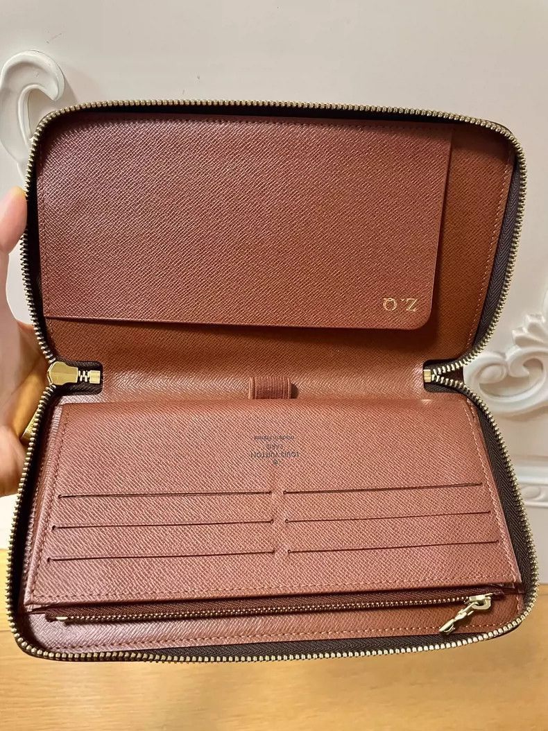Louis Vuitton Louis Vuitton Zip Wallet Handbag Clutch -2505 Size ONE SIZE - 3 Thumbnail