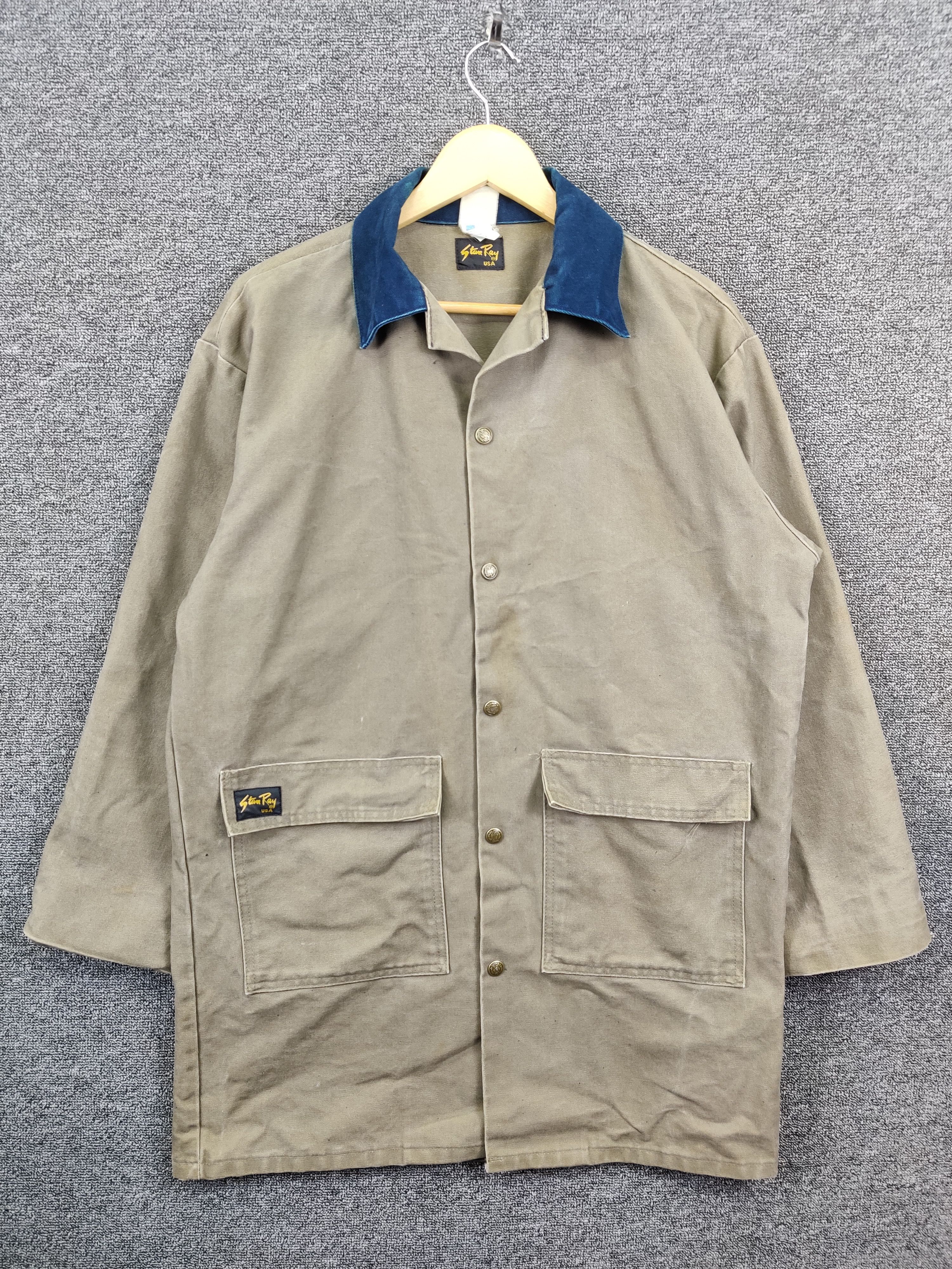 Vintage 90's Stan Ray Tactical Chore Canvas Jacket