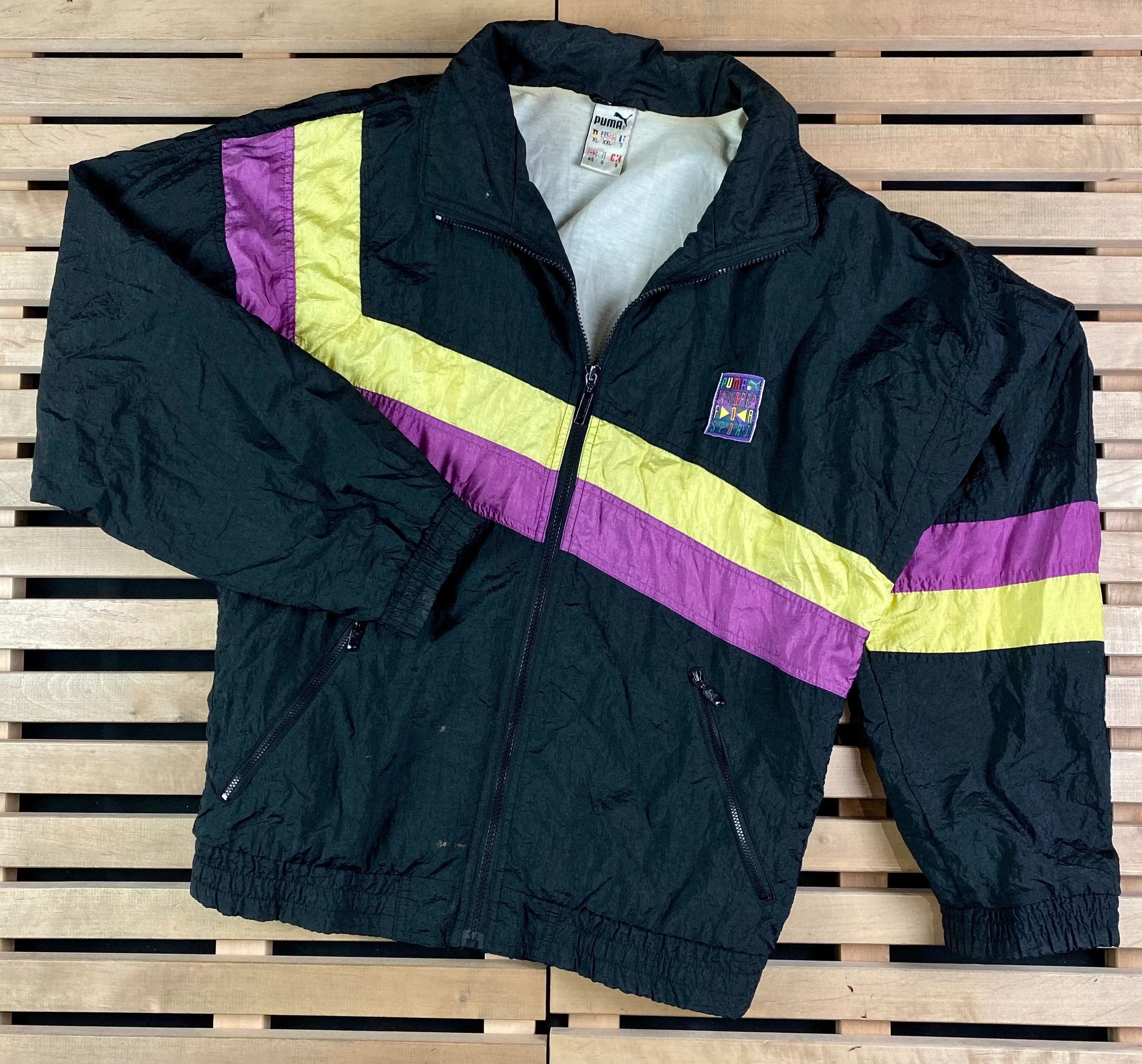 Puma × Vintage Mens Bomber Jacket Puma Vintage Size XL Size US XL / EU 56 / 4 - 1 Thumbnail