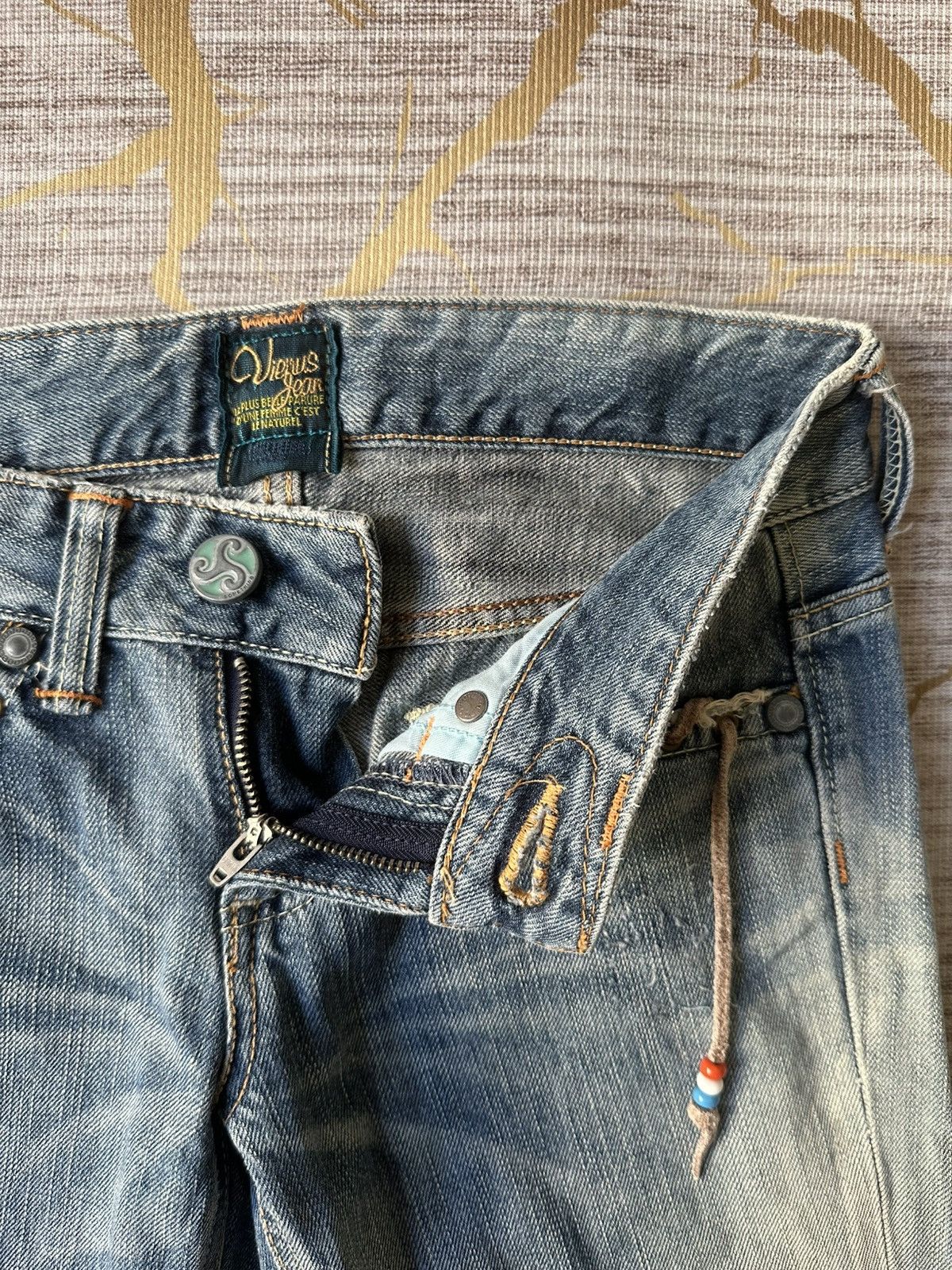 Other FLARE Vienus Native Design Distressed Denim Size 27" / US 4 / IT 40 - 19 Thumbnail