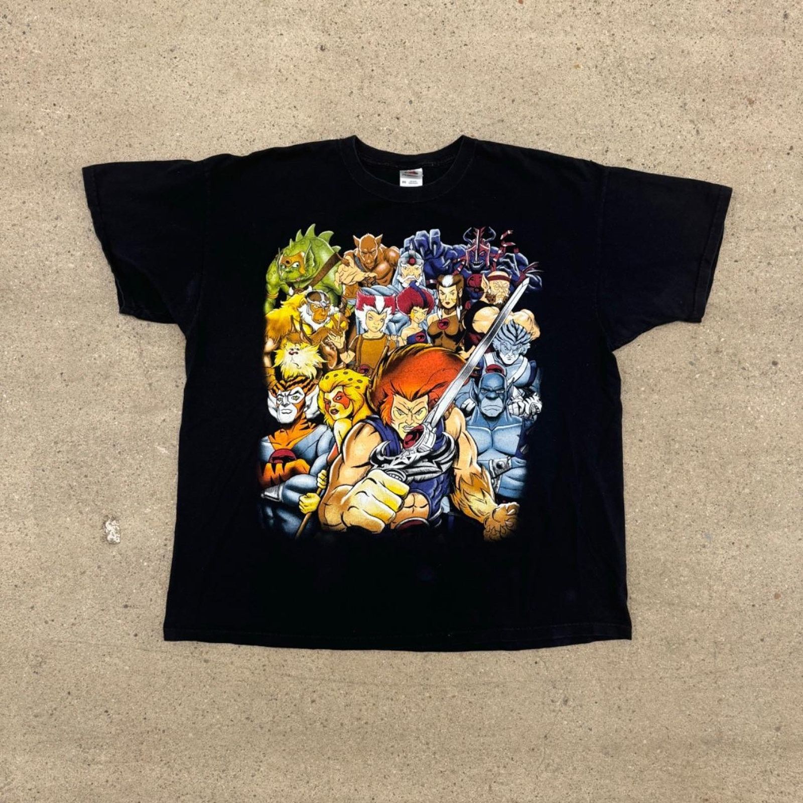 Vintage 80’s Fruit of the Loom ThunderCats Crew popular Neck Tee