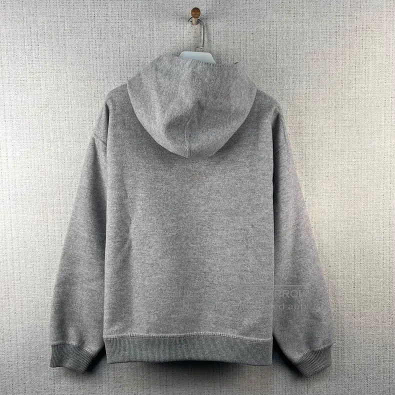 Louis Vuitton Louis Vuitton Solid cashmere-blend hooded sweatshirt Size US L / EU 52-54 / 3 - 3 Thumbnail