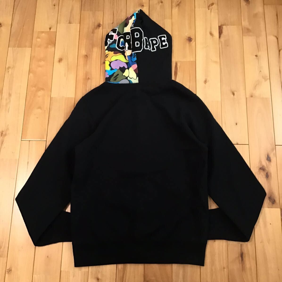 Bape × F.C.R.B BAPE × FCRB Shark full zip Hoodie multi camo a bathing ape Size US M / EU 48-50 / 2 - 2 Thumbnail