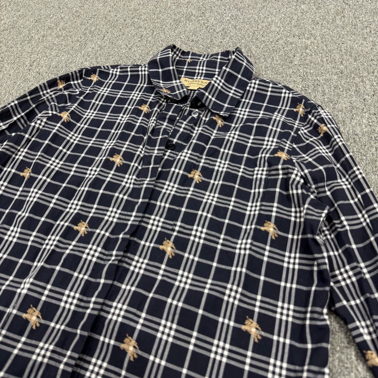 Burberry Burberry Check Horseferry Longsleeve Shirt UK10 Near New Size M / US 6-8 / IT 42-44 - 3 Thumbnail