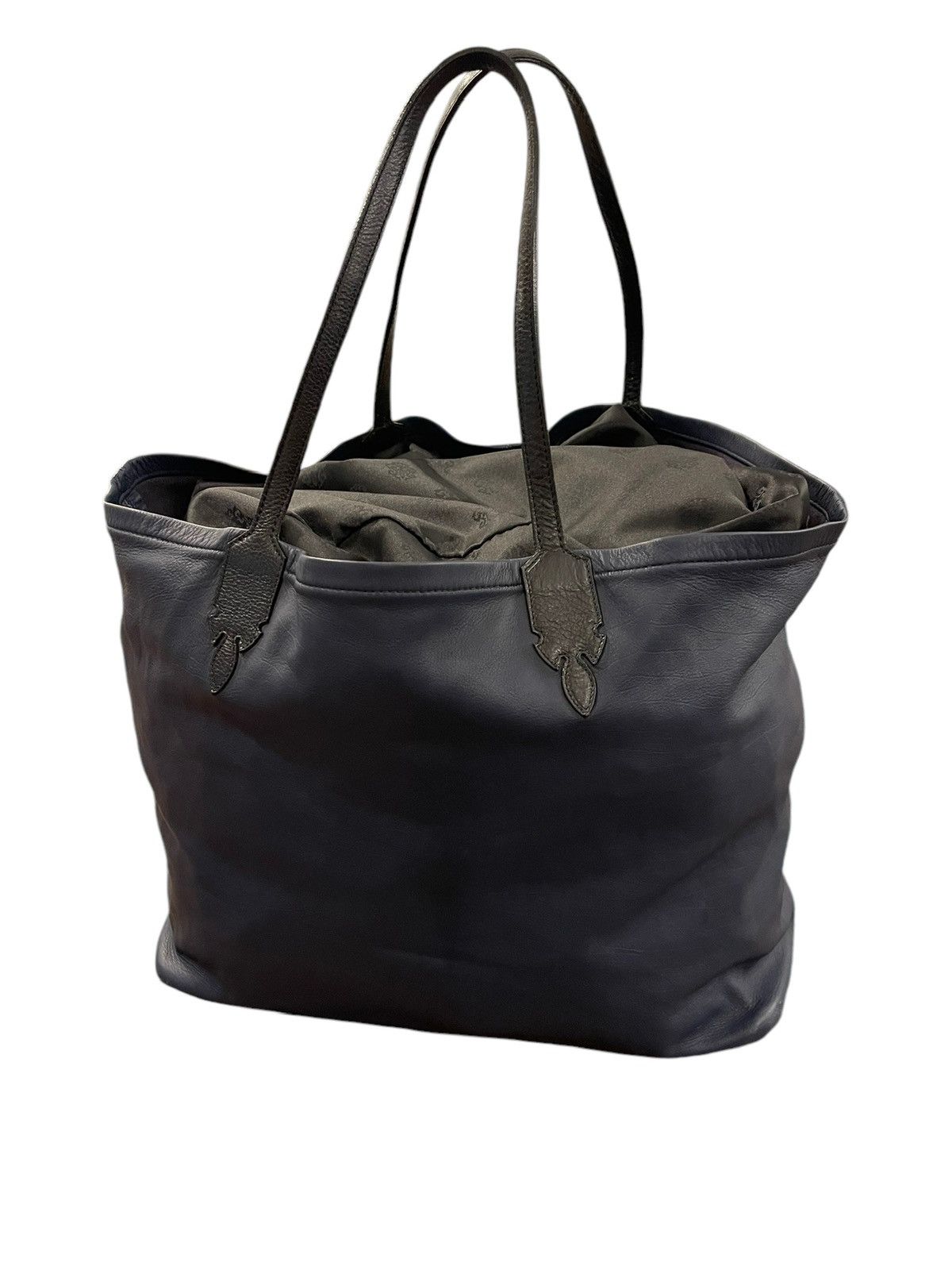 Chrome Hearts Deep Blue Leather Lucille Tote Carrying Bag Size ONE SIZE - 1 Thumbnail