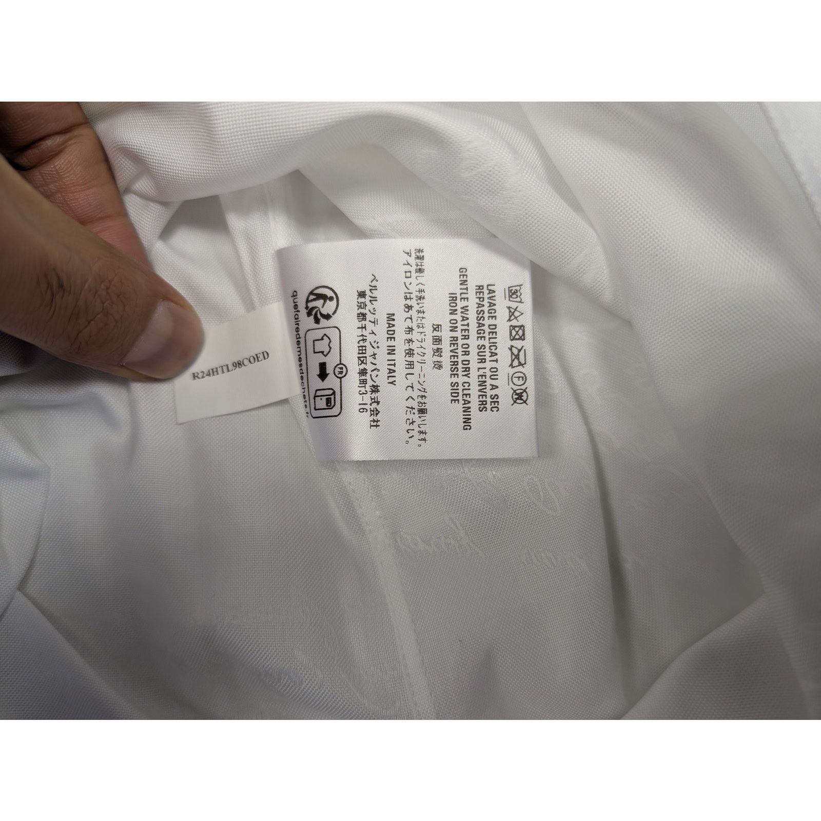 Berluti o1rshd1 Button up Shirt in White Size US M / EU 48-50 / 2 - 17 Thumbnail