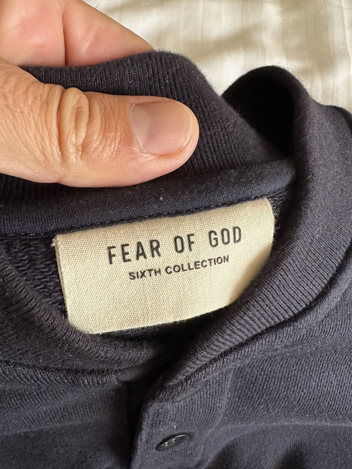Fear of God 6th collection Henley crewneck Size US M / EU 48-50 / 2 - 3 Thumbnail