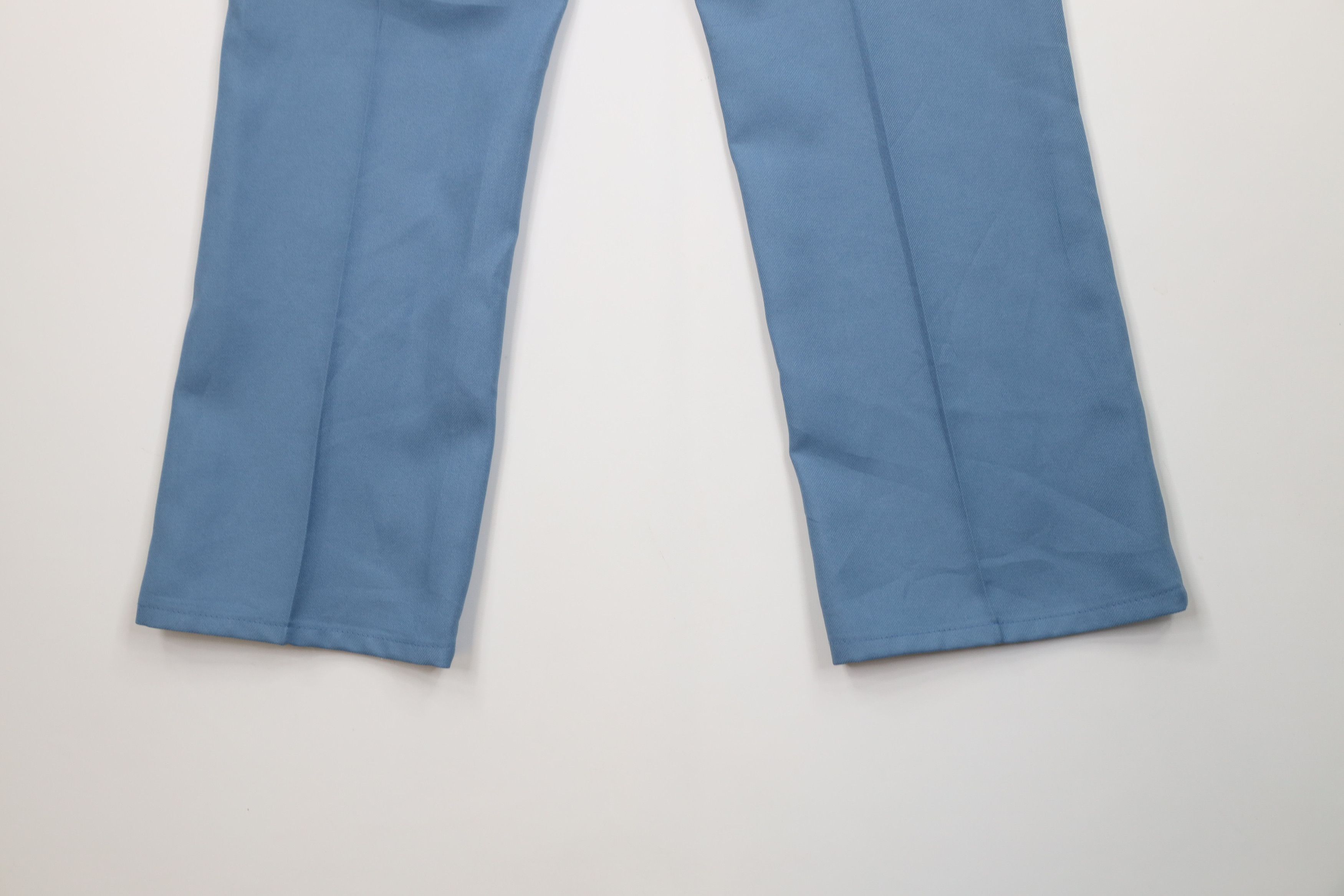 Vintage Vintage 70s Streetwear Knit Flared Wide Leg Chino Pants Blue Size US 36 / EU 52 - 10 Thumbnail