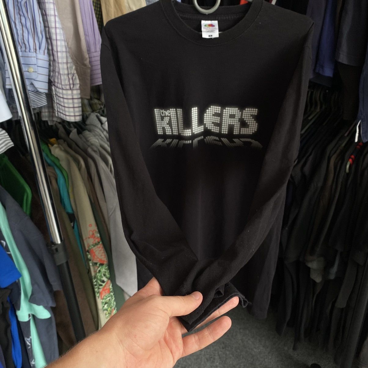 Band Tees Vintage The Killers Big Logo Rock band 00’s longsleeve Size US M / EU 48-50 / 2 - 5 Thumbnail