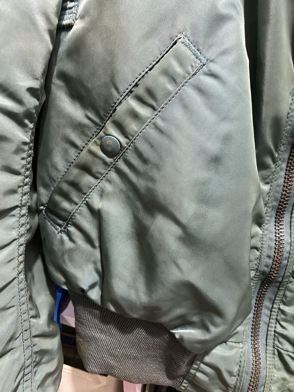 Alpha Industries Vintage Alpha Industries B-15 D USAF Ma-1 Bomber Jacket Size US M / EU 48-50 / 2 - 5 Thumbnail