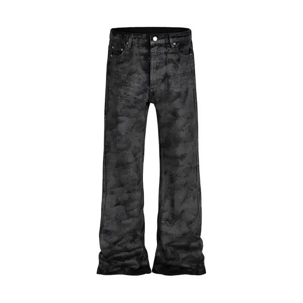 VIBE Heavyweight washed and waxed micro flare hombre baggy jeans Size US 30 / EU 46 - 3 Thumbnail