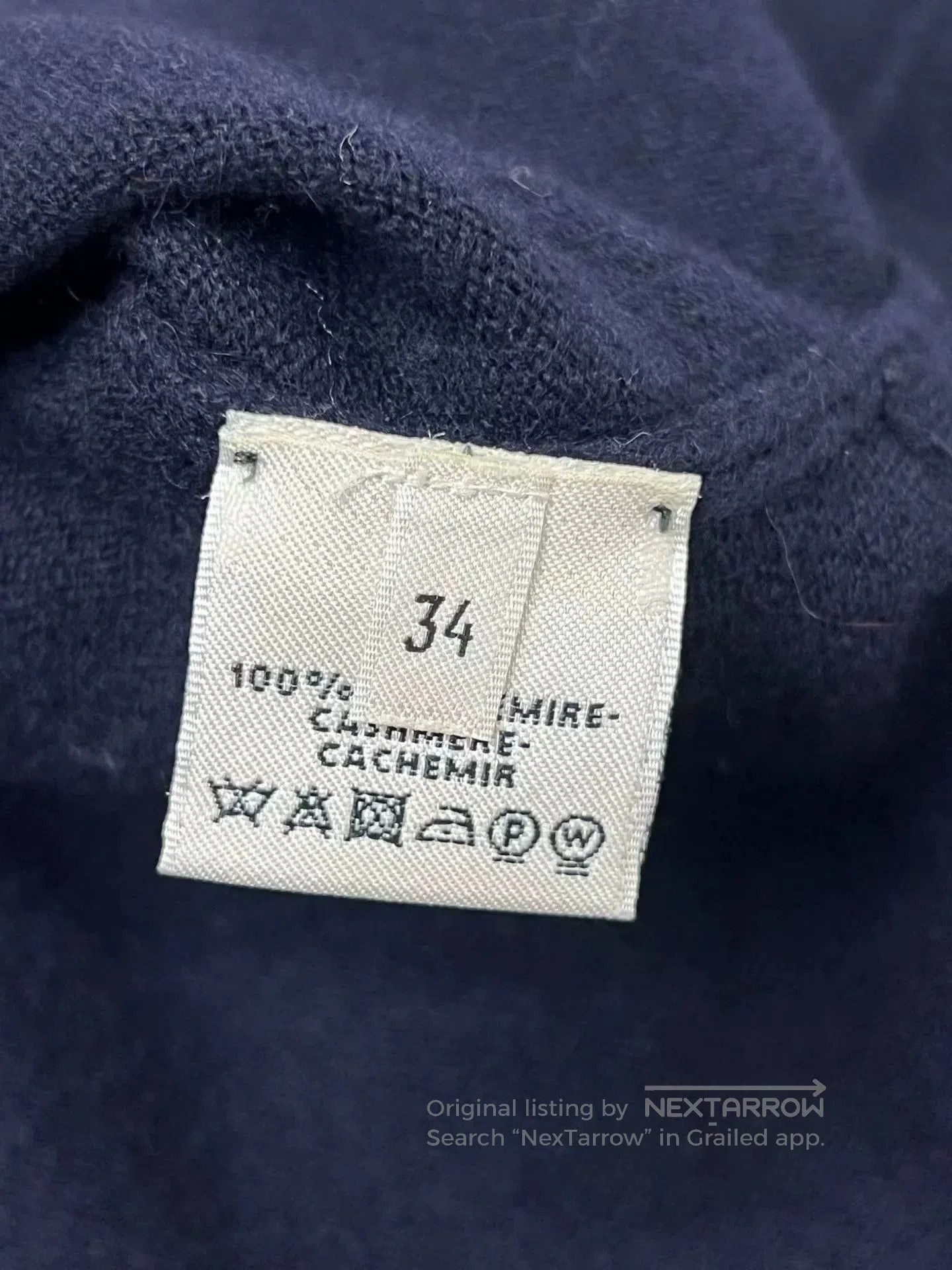 Hermes HERMES Cashmere Cape Sweater. Size US XXS / EU 40 - 4 Thumbnail