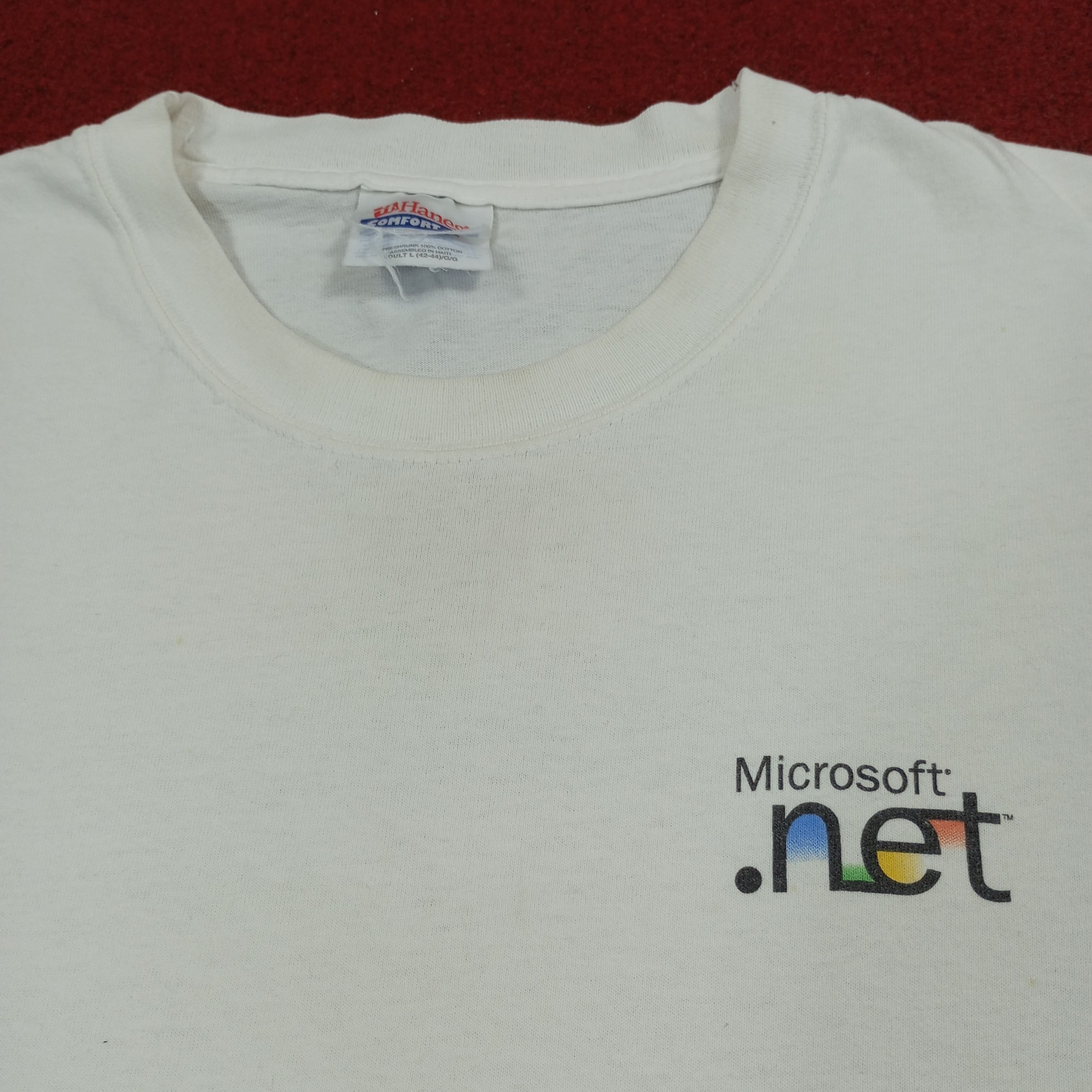 Microsoft × Vintage Microsoft Net Promo Style Tshirt Size US L / EU 52-54 / 3 - 2 Thumbnail