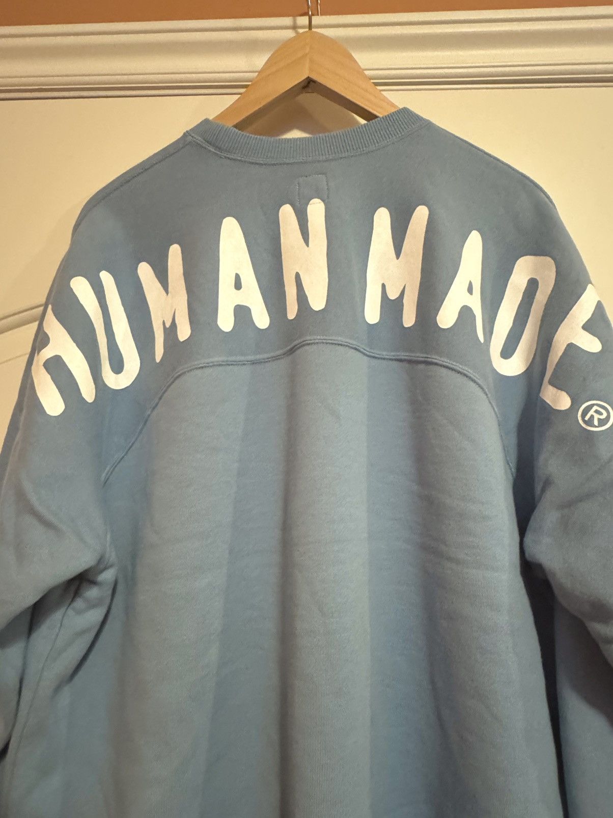 Human Made Human Made Dry Alls Raglan Light Blue Sweatshirt Size XL Size US XL / EU 56 / 4 - 5 Thumbnail