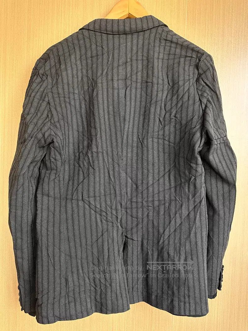 Comme des Garcons Comme Des Garcons Striped Creased Wool Suit Size US M / EU 48-50 / 2 - 5 Thumbnail