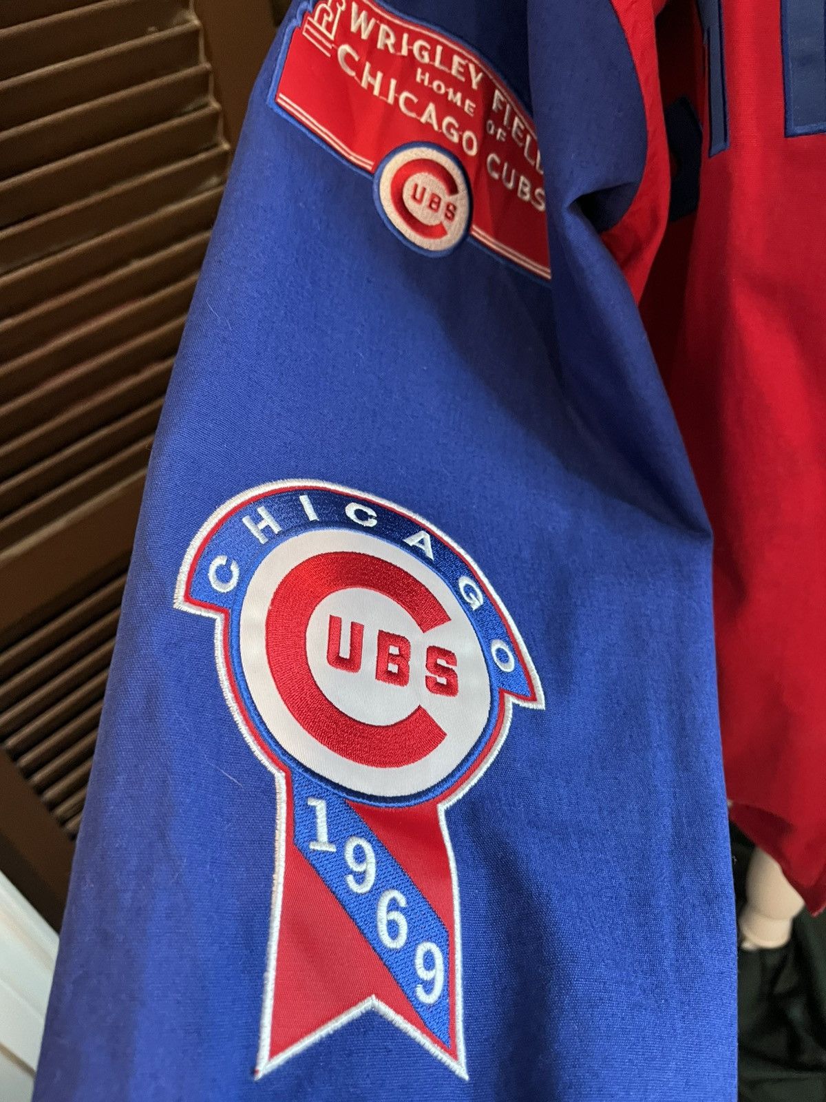 Vintage 1969 Chicago Cubs Reversible Bomber Jacket Size US M / EU 48-50 / 2 - 9 Thumbnail