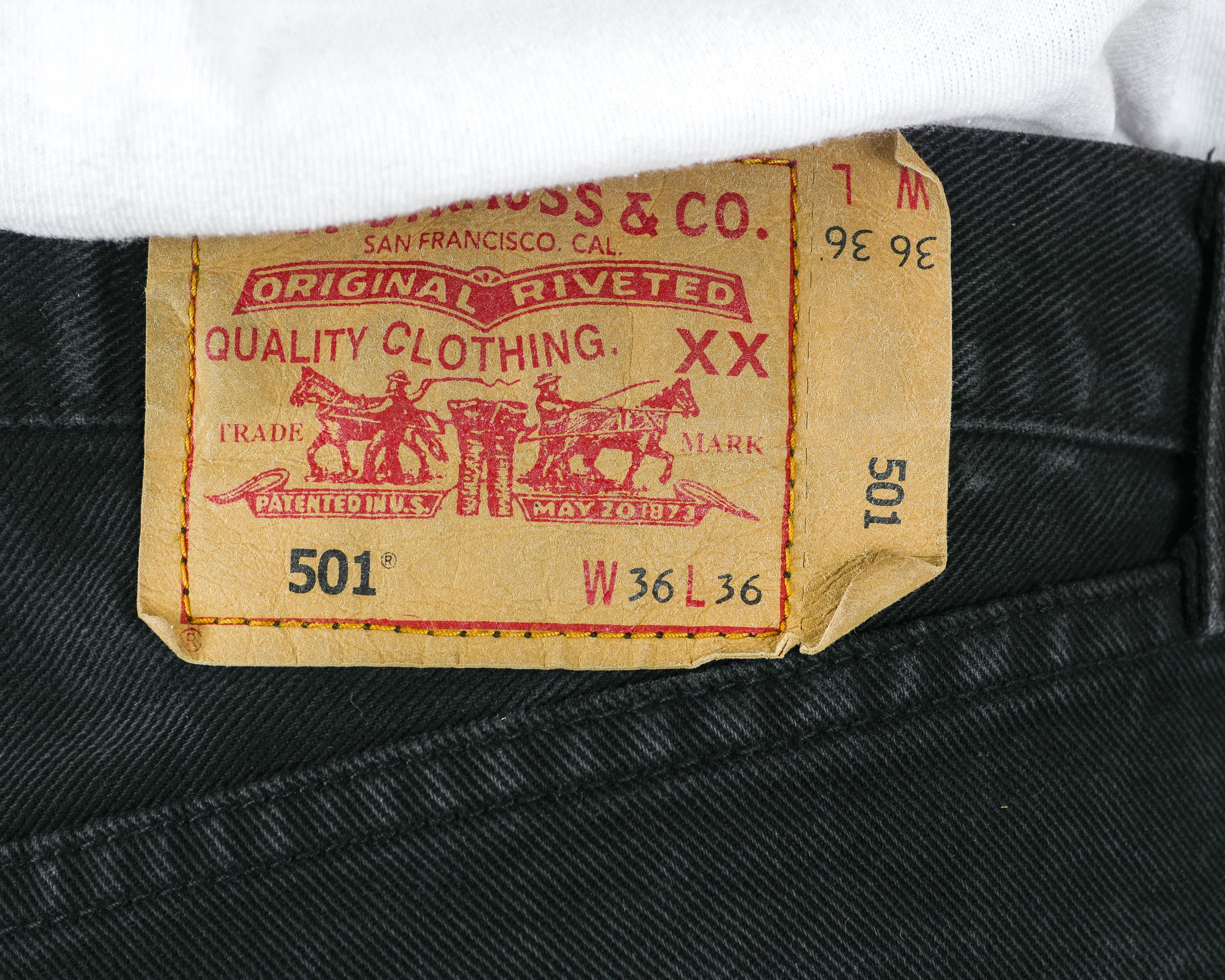 Levi's 501 W36 L28 Regular Straight Jeans Trousers Pants Everyday Size US 36 / EU 52 - 6 Thumbnail