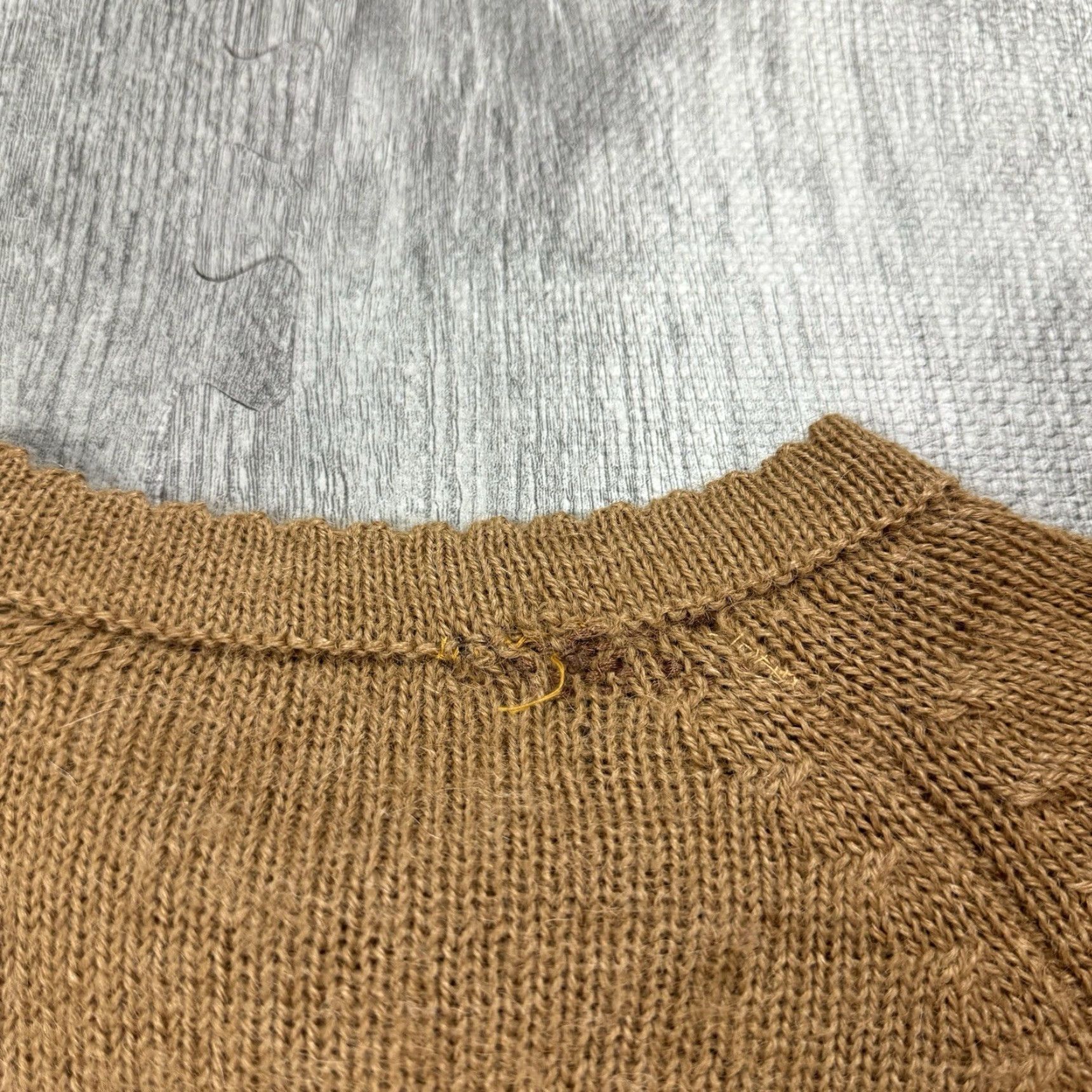 Vintage VINTAGE Peruvian Connection 100% Alpaca Wool Cardigan Sweater M Brown Pockets Long Sleeve Womens Size M / US 6-8 / IT 42-44 - 7 Thumbnail