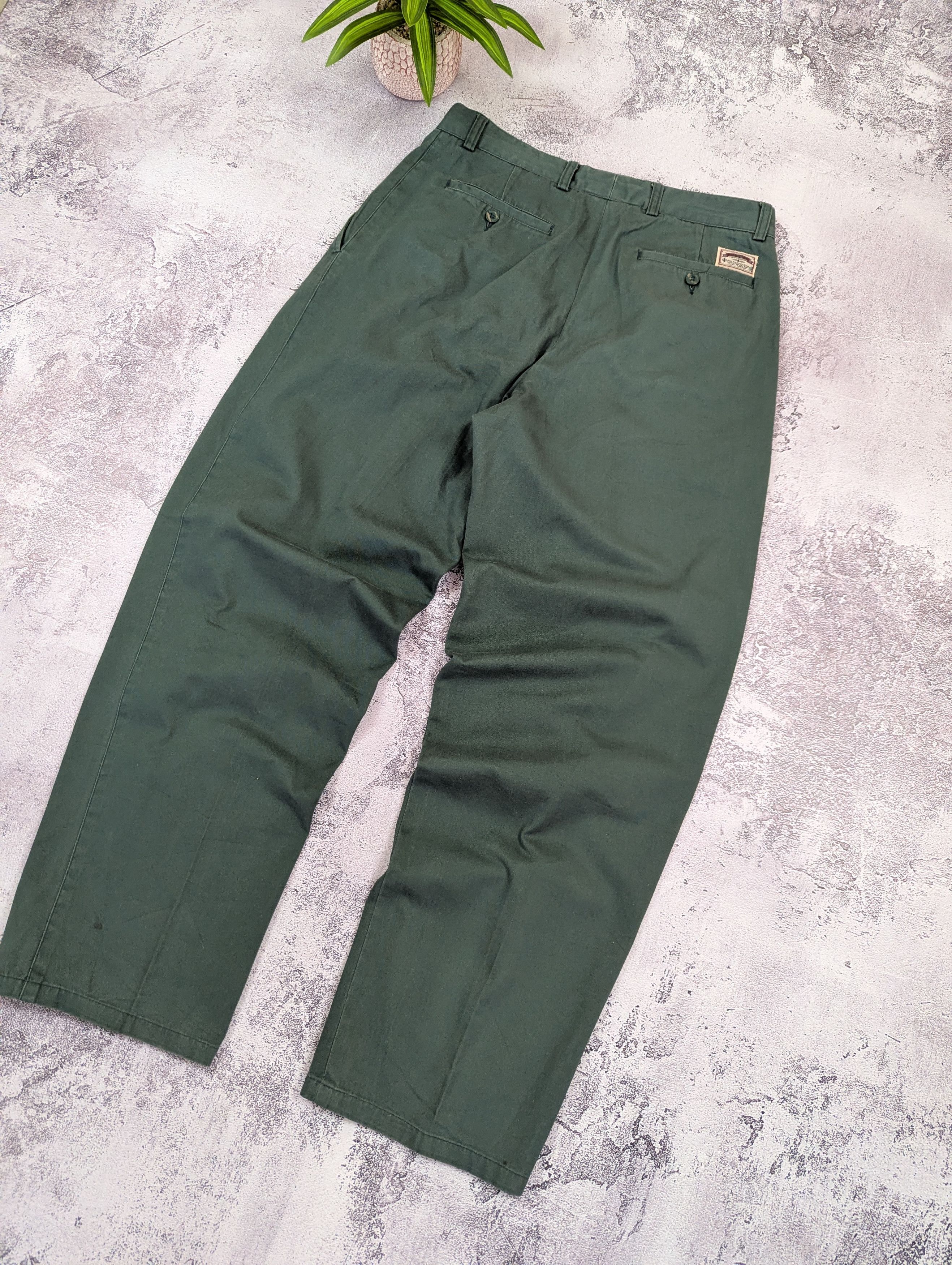 Vintage Vintage French Work Pleated Chino Pants W32 Size US 32 / EU 48 - 16 Thumbnail