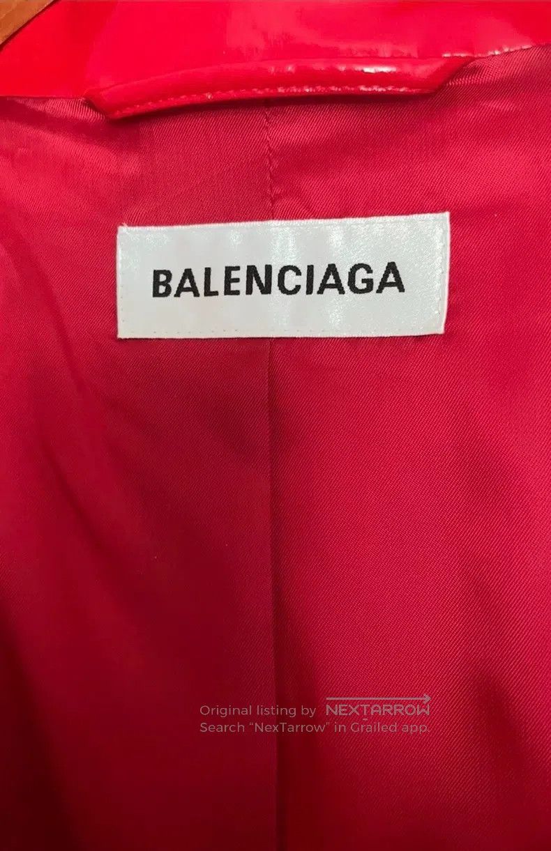 Balenciaga Balenciaga Red patent leather coat Size XS / US 0-2 / IT 36-38 - 6 Thumbnail