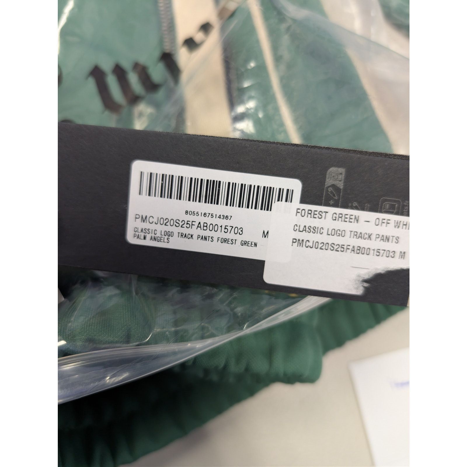 Palm Angels o1rshd1 Q:2 / Classic Logo Track Pants in Forest Green Size US 32 / EU 48 - 22 Thumbnail