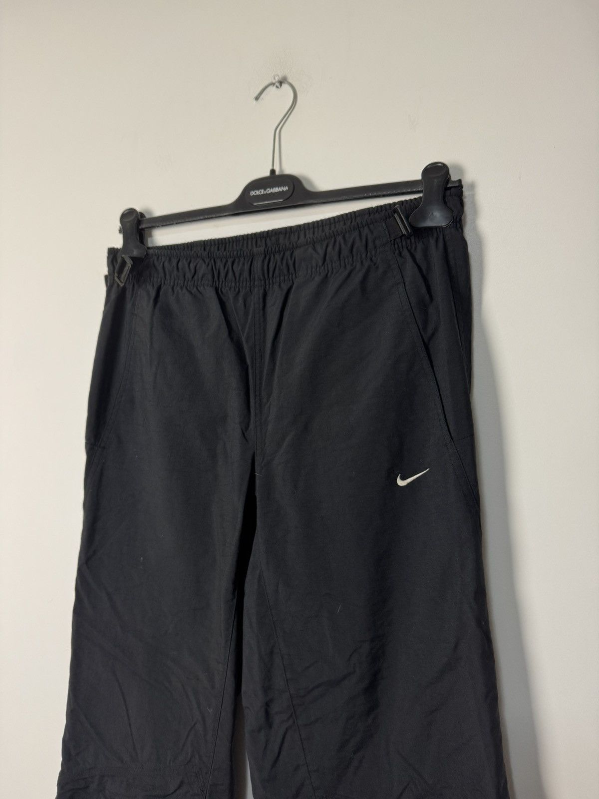 Nike Nike Black Insulated Track Pants Vintage 00s Baggy Fit Y2K Size US 32 / EU 48 - 2 Thumbnail