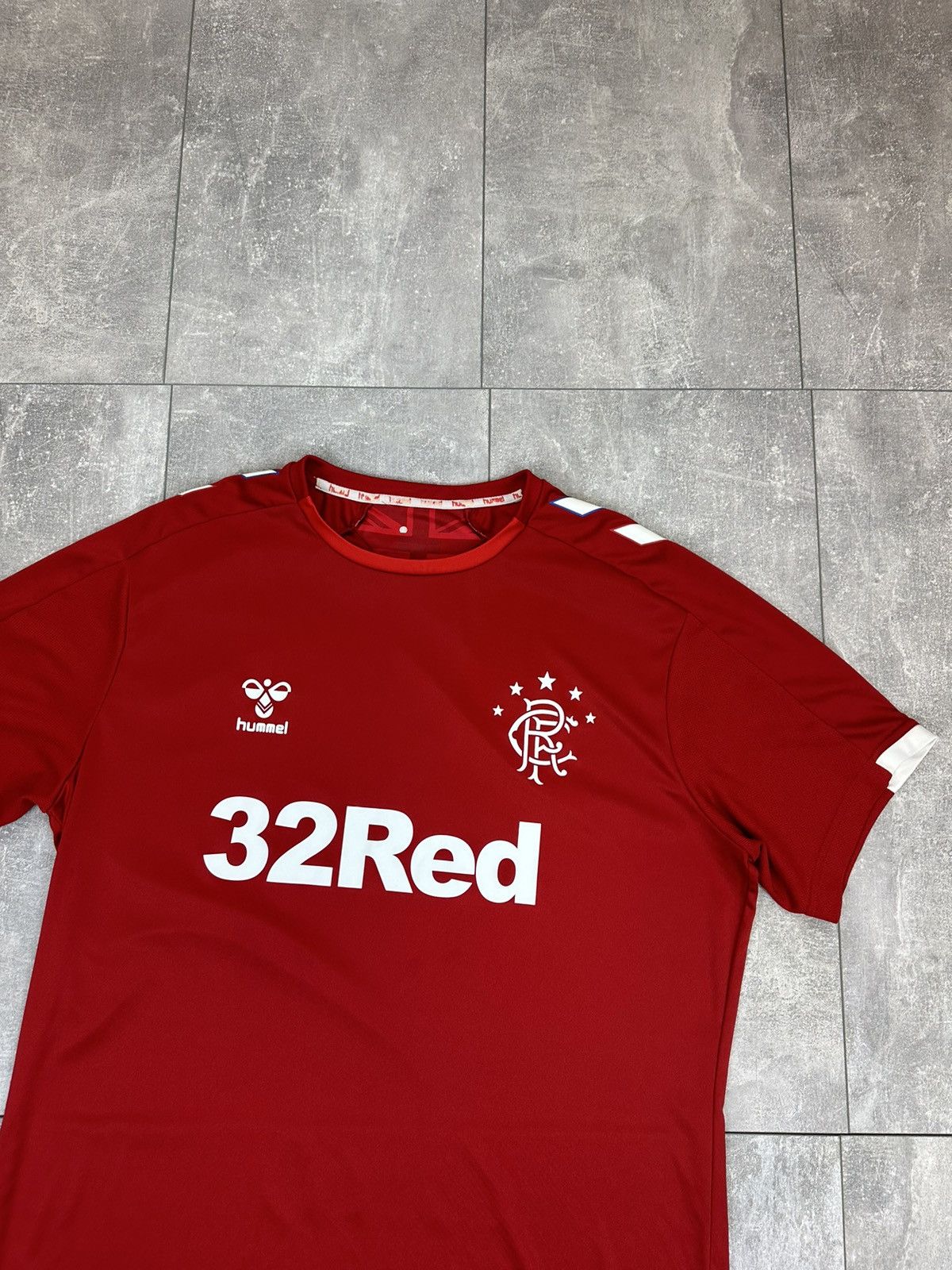 Hummel × Vintage Men’s Hummel Rangers Football Soccer jersey Size US XXL / EU 58 / 5 - 3 Thumbnail