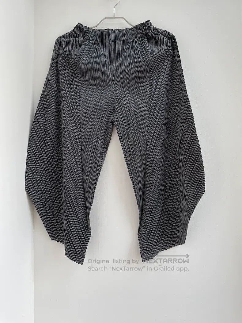 Issey Miyake Issey Miyake size:1 Black Cotton Blend Pants Size 31" - 2 Thumbnail