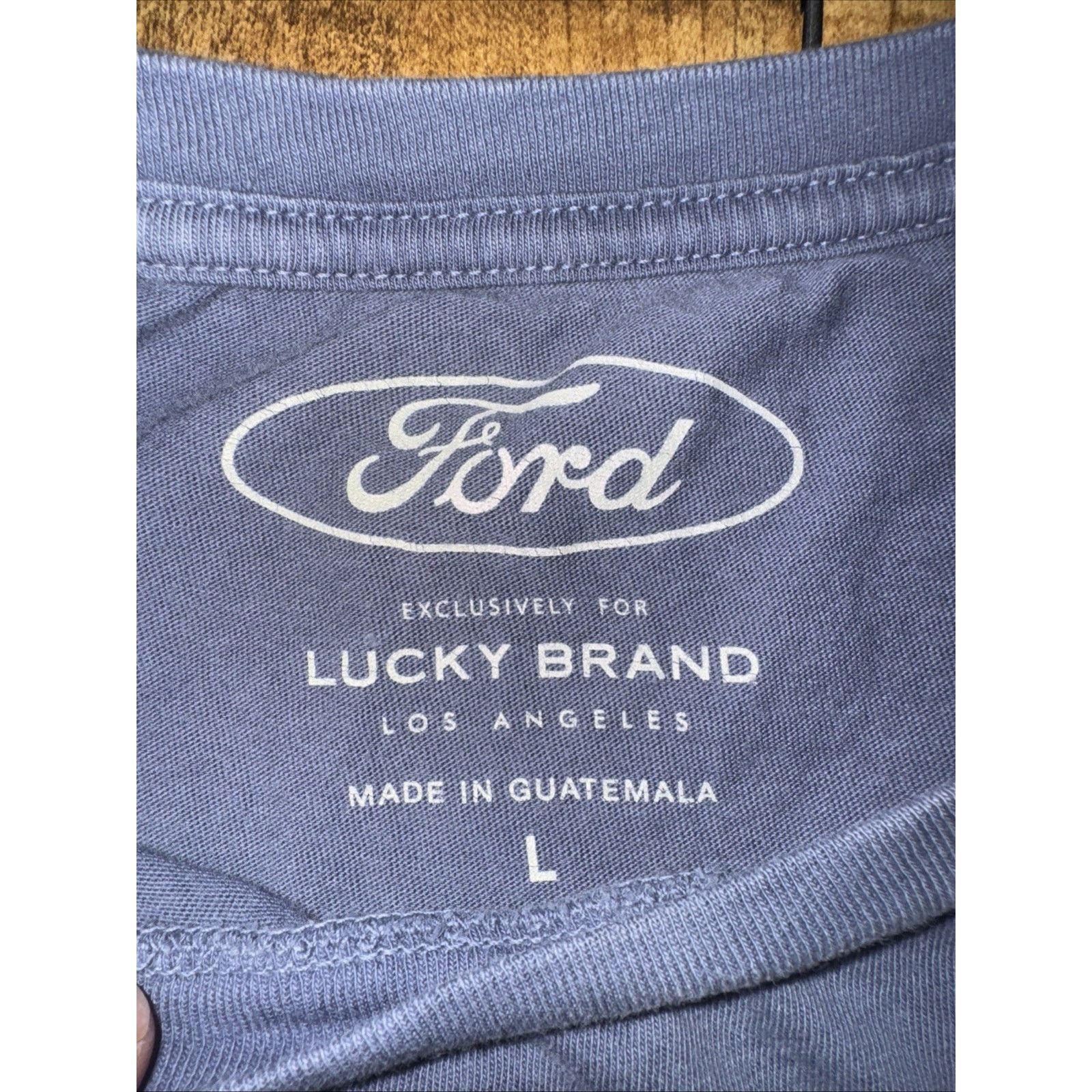 Lucky Brand Lucky Brand Ford Mustang Speed Shop Graphic T-Shirt Blue L Size US L / EU 52-54 / 3 - 3 Thumbnail