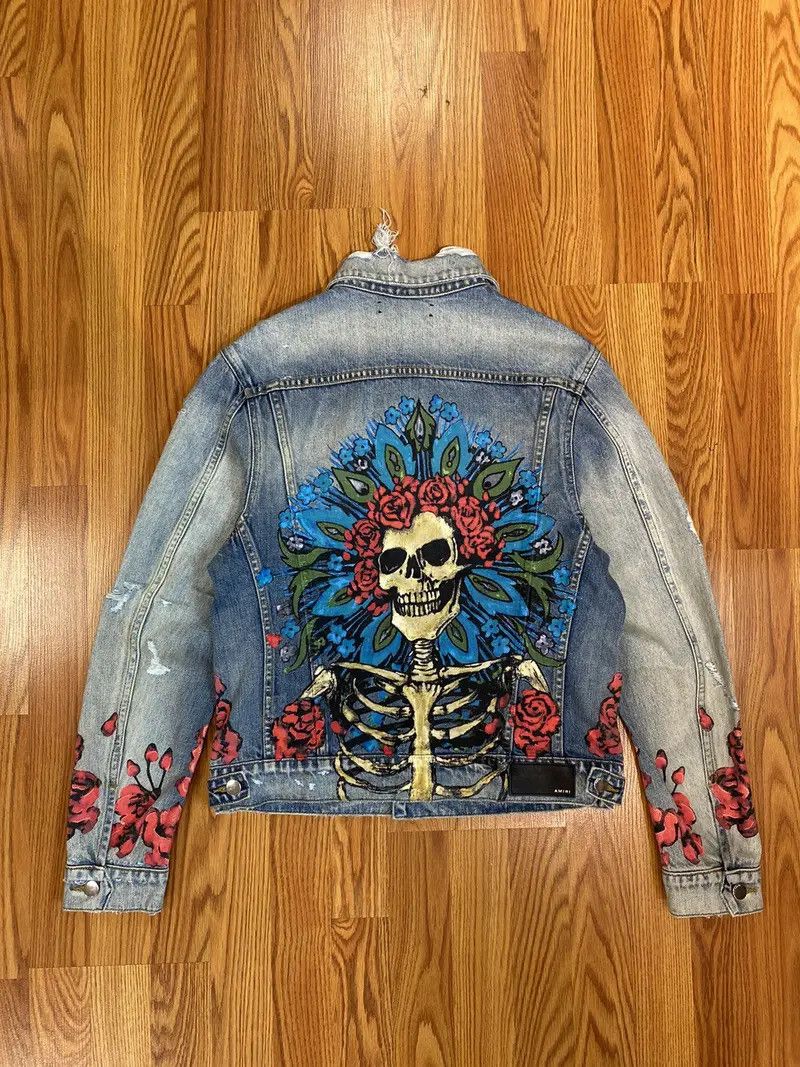 Amiri Mike Amiri Grateful Dead Denim Jacket Size US M / EU 48-50 / 2 - 2 Thumbnail