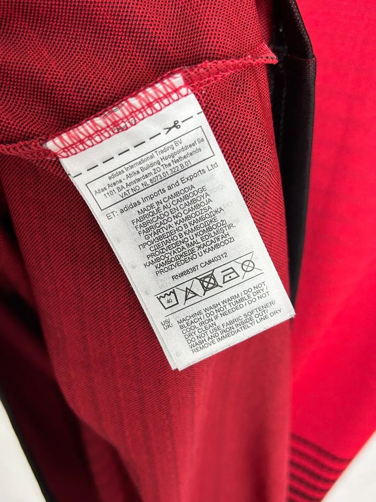 Adidas Adidas x Manchester United 2018/19 Home Kit Soccer Jersey Size US S / EU 44-46 / 1 - 7 Thumbnail