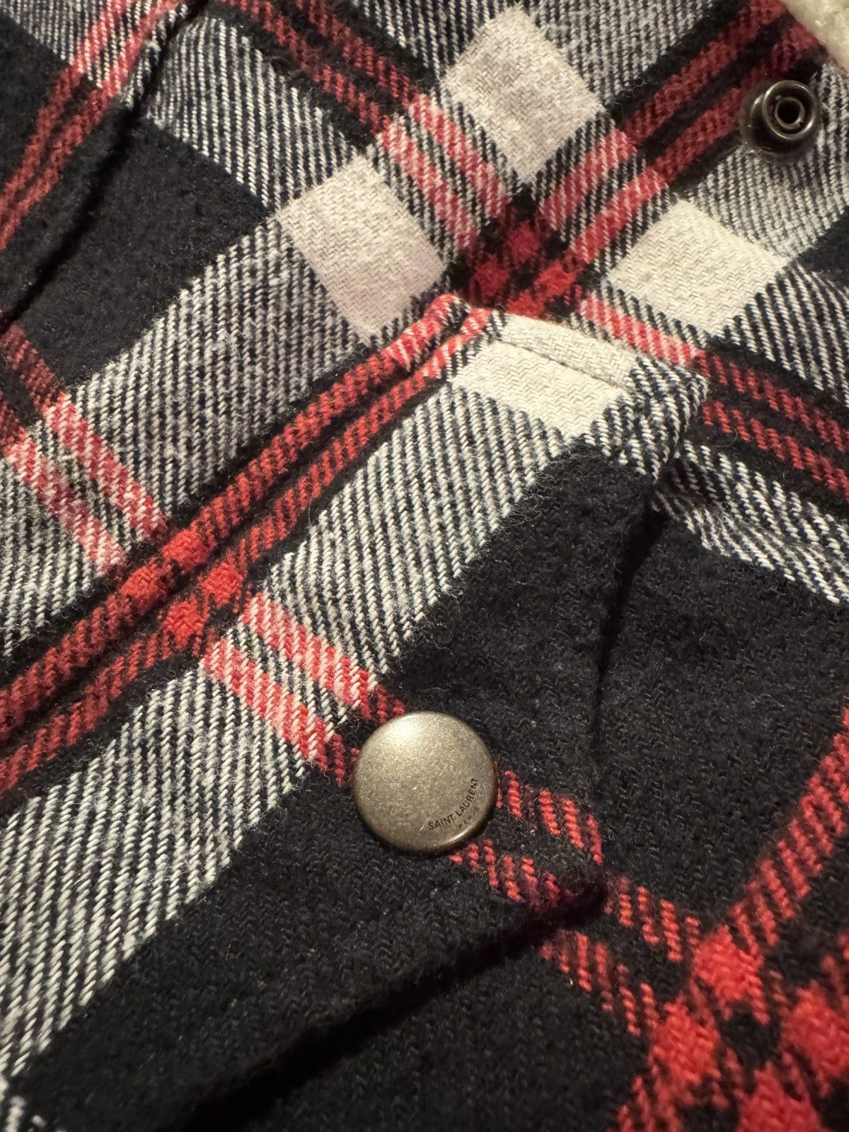 Saint Laurent Paris Saint Laurent Sherling Shirt sizes in photos by tape measure Size US S / EU 44-46 / 1 - 20 Thumbnail