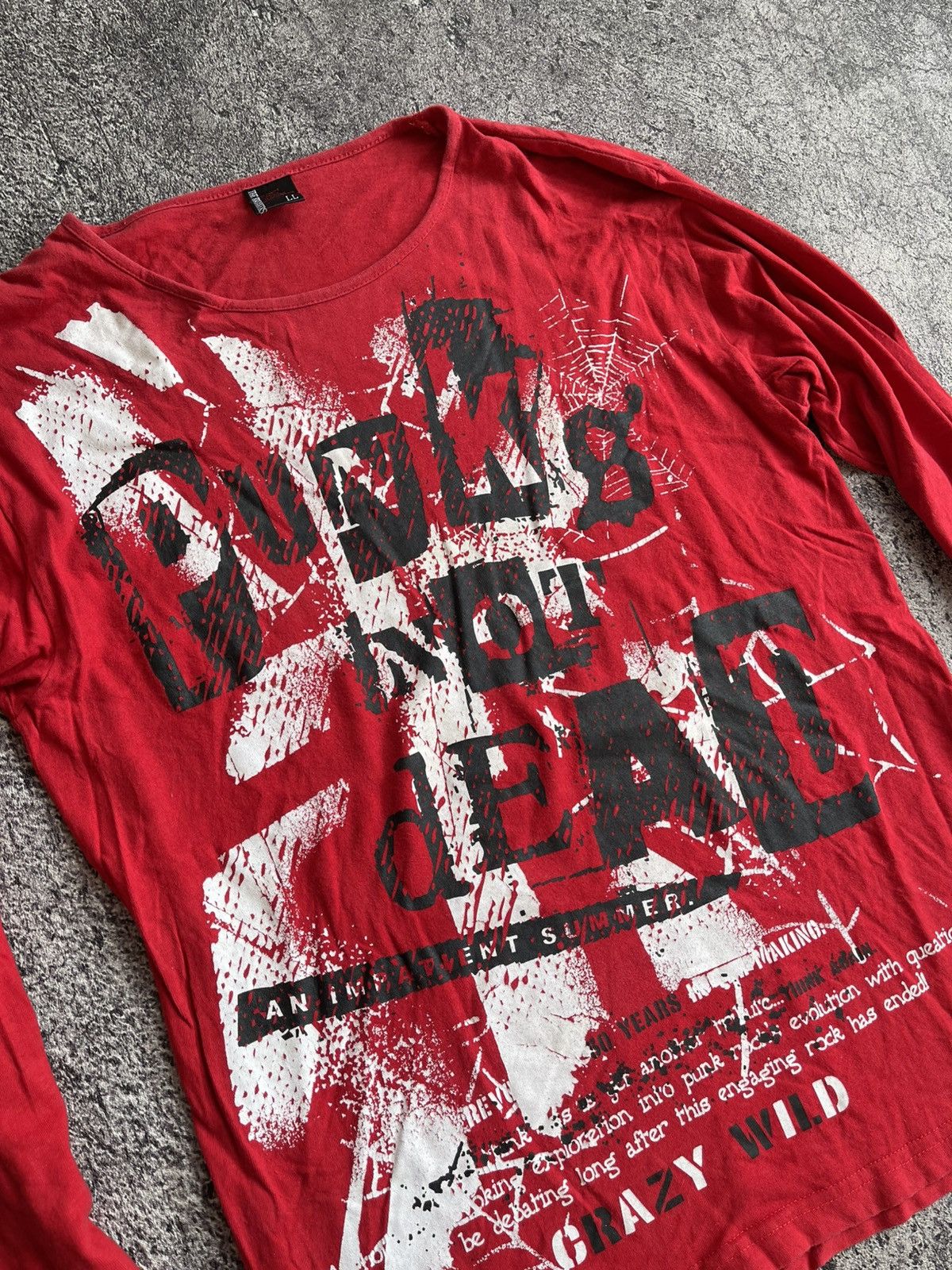 Japanese Brand Y2K The Breakers Punk long sleeve Size US L / EU 52-54 / 3 - 6 Thumbnail