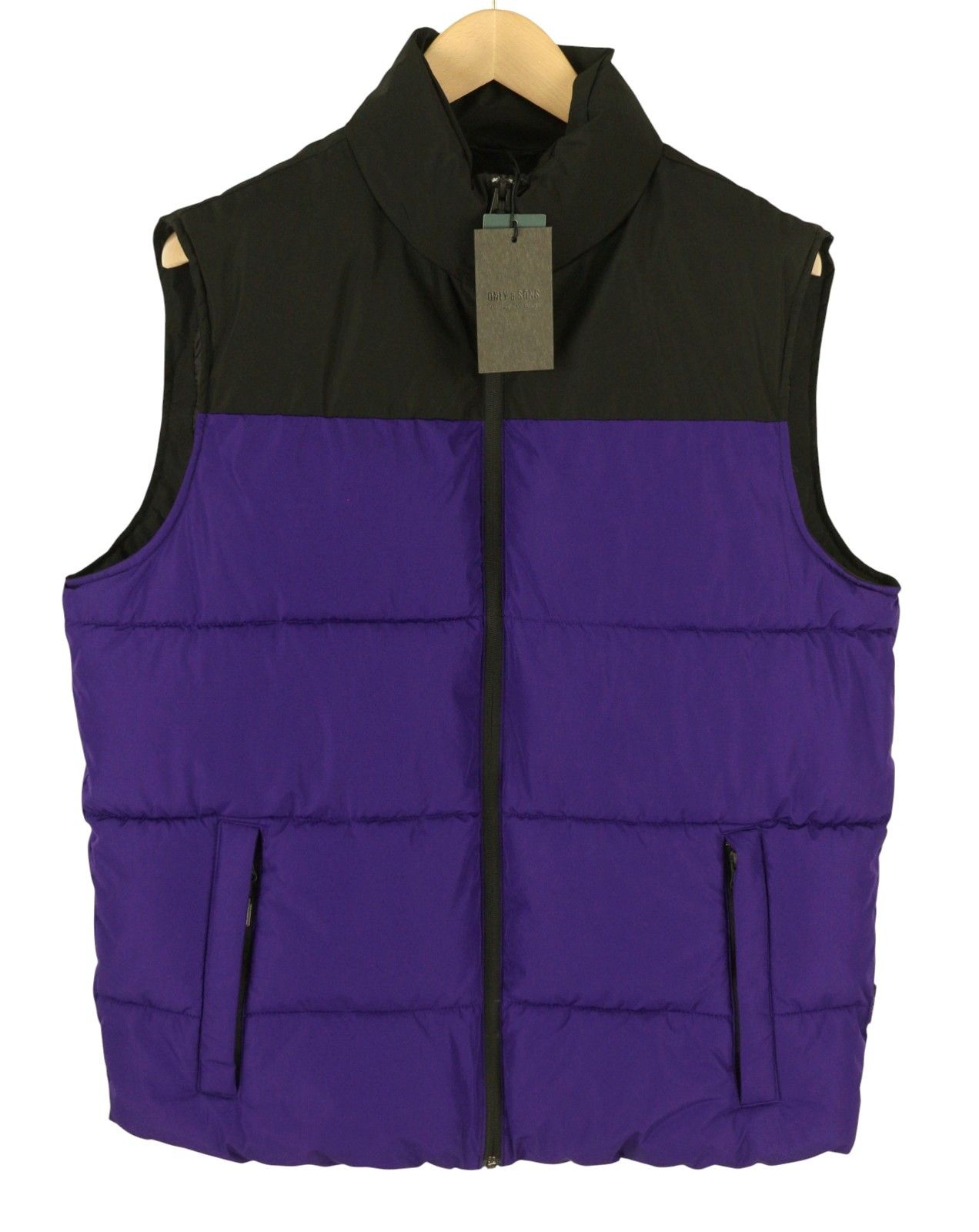Other MARIO LIFE PUFFER M Violet Quilted High Neck 88029 Size US M / EU 48-50 / 2 - 2 Thumbnail