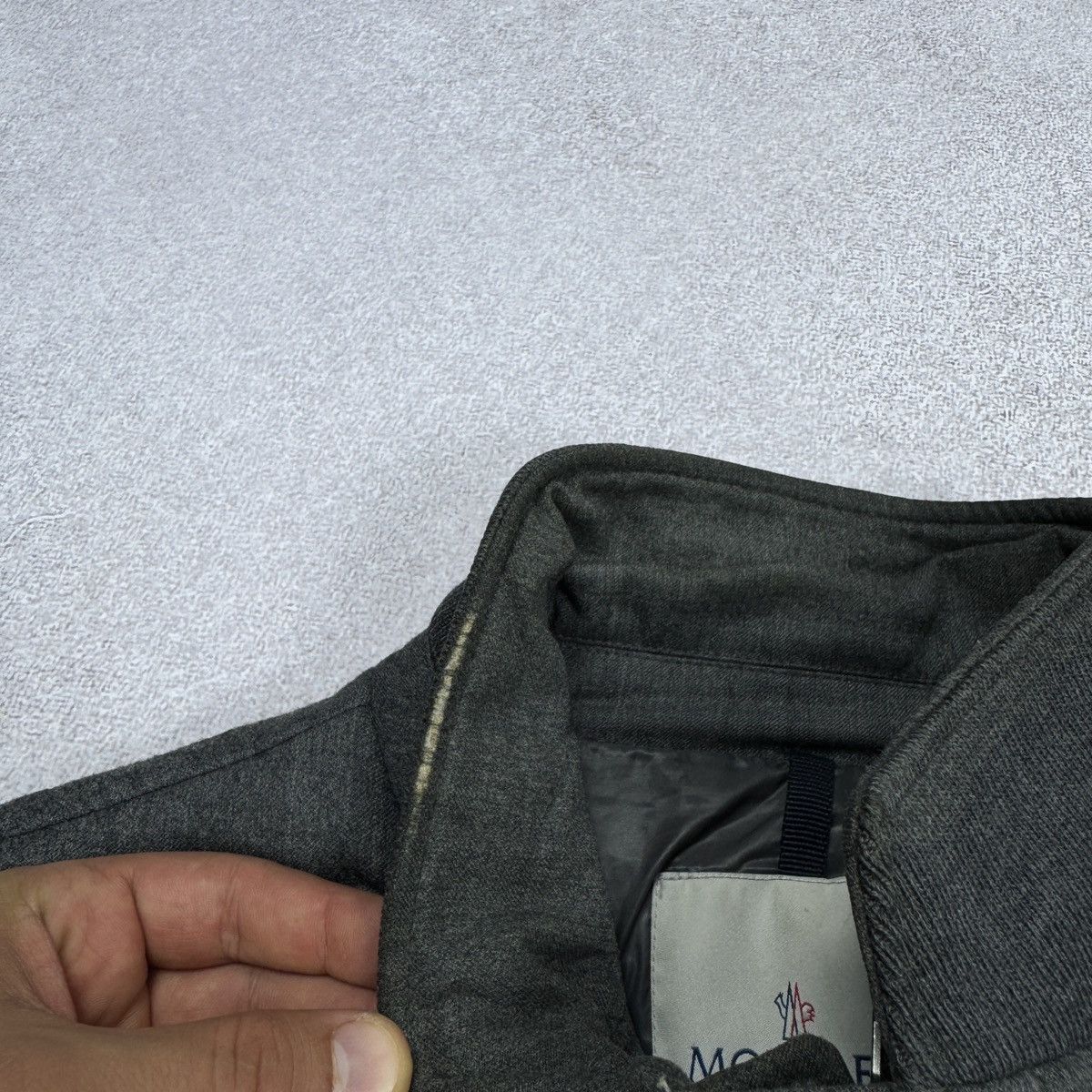 Moncler Men`s Moncler Rodin Gray Wool Puffer Jacket Size 6 / XXL Size US XXL / EU 58 / 5 - 23 Thumbnail