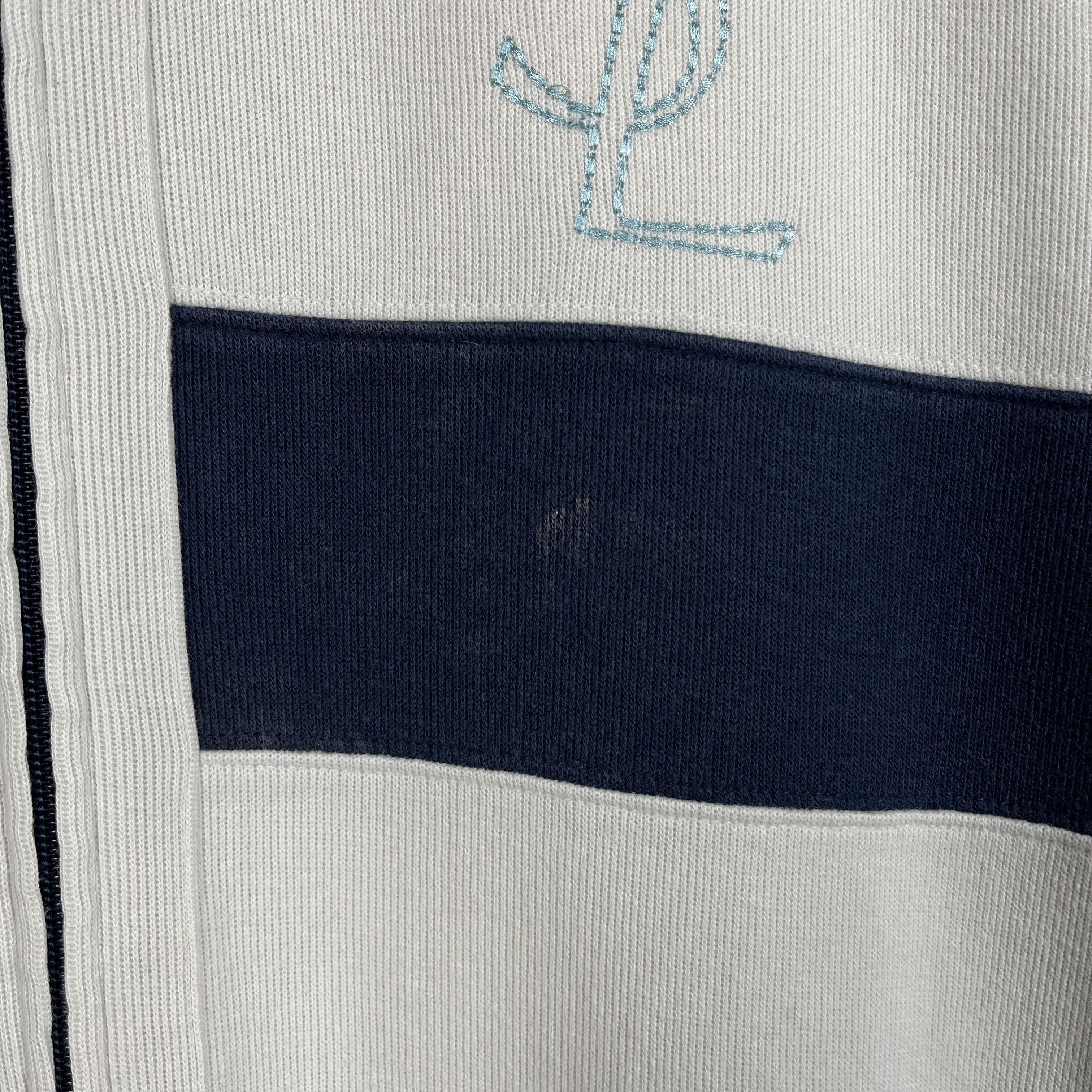 Yves Saint Laurent Vintage Yves Saint Laurent YSL Big Logo Zip Sweatshirt 90’s Size US XL / EU 56 / 4 - 15 Thumbnail