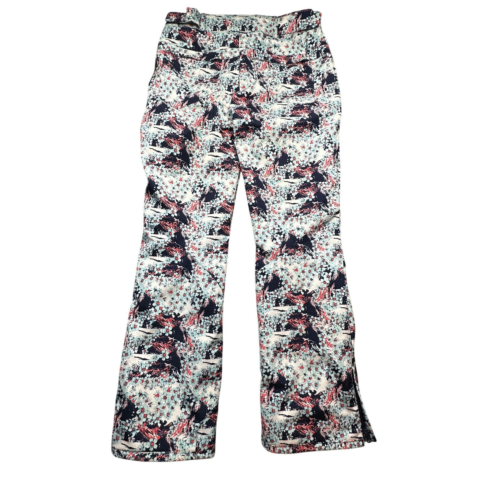 Descente Descente Norah Ski Snowboard Pants Womens 10 Floral 34x31 Size 32" / US 10 / IT 46 - 1 Thumbnail