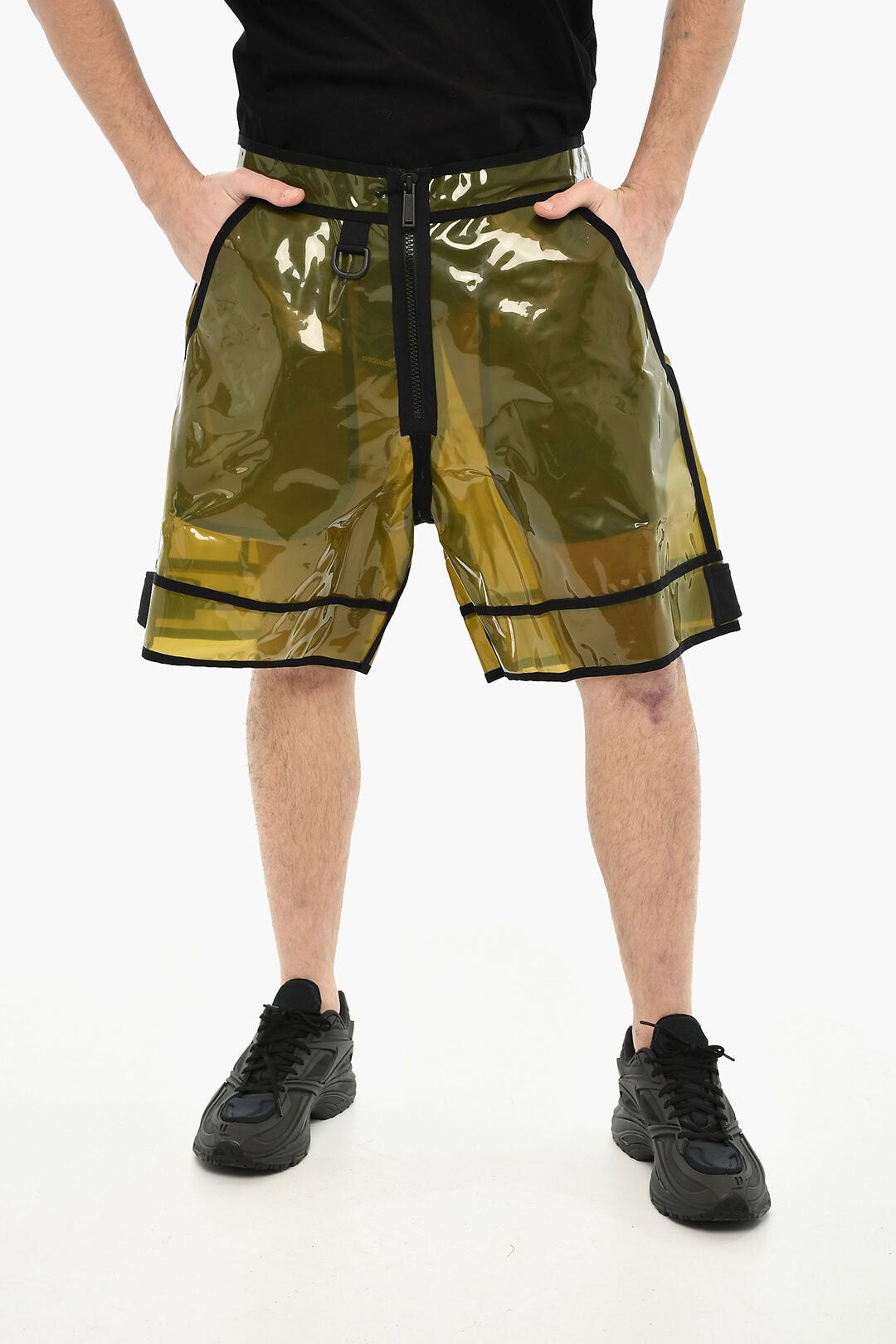 Dsquared2 Transparent PVC Shorts Size US 33 - 1 Thumbnail