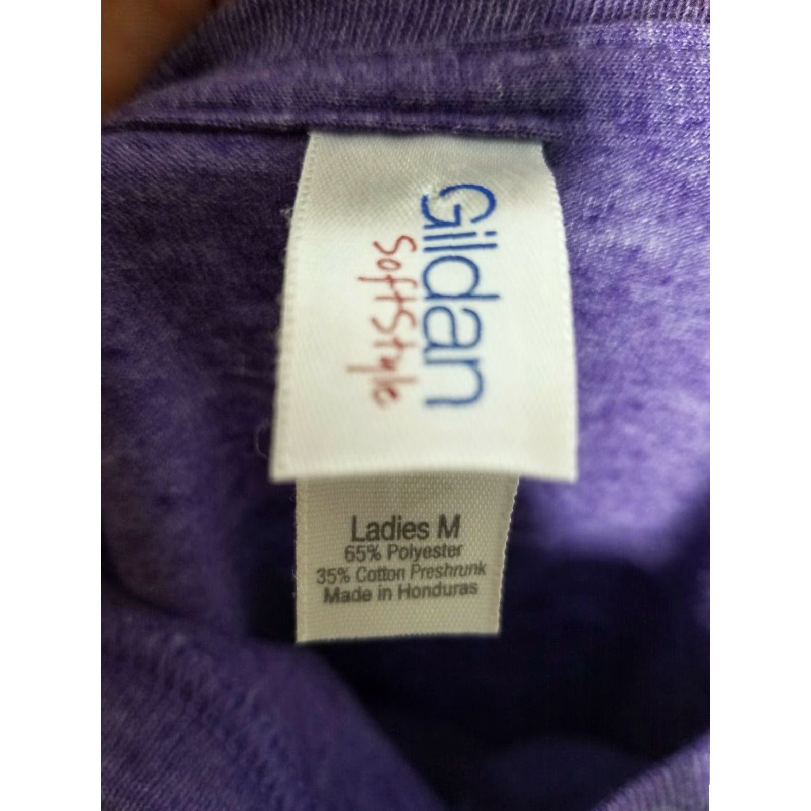Gildan Dalton Cyr Autographed Band Tee Women's Medium Purple T-Shirt Size M / US 6-8 / IT 42-44 - 3 Thumbnail