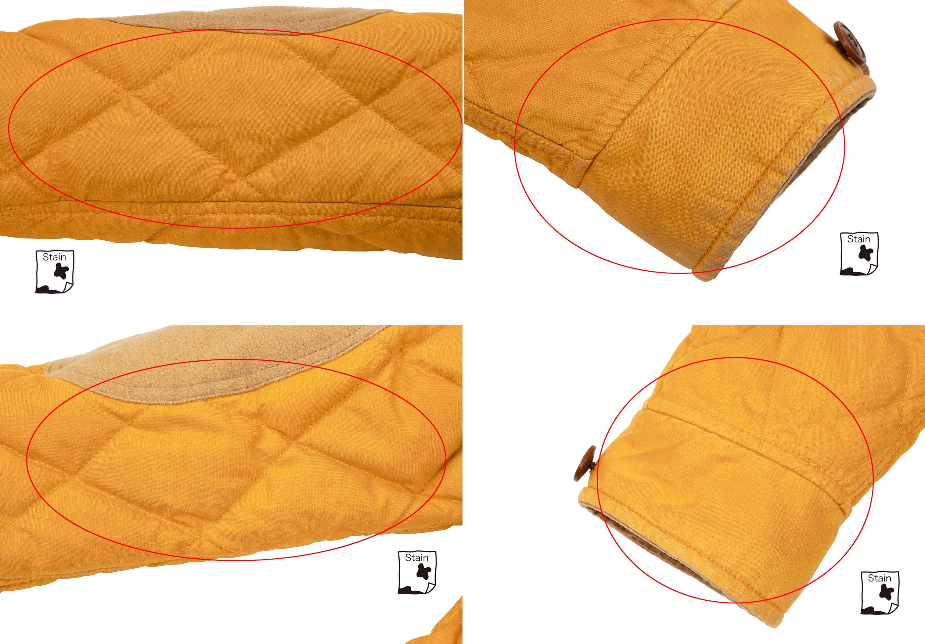 Junya Watanabe Quilted Down Hooded Jacket in Orange Brown XS Size US XS / EU 42 / 0 - 15 Thumbnail