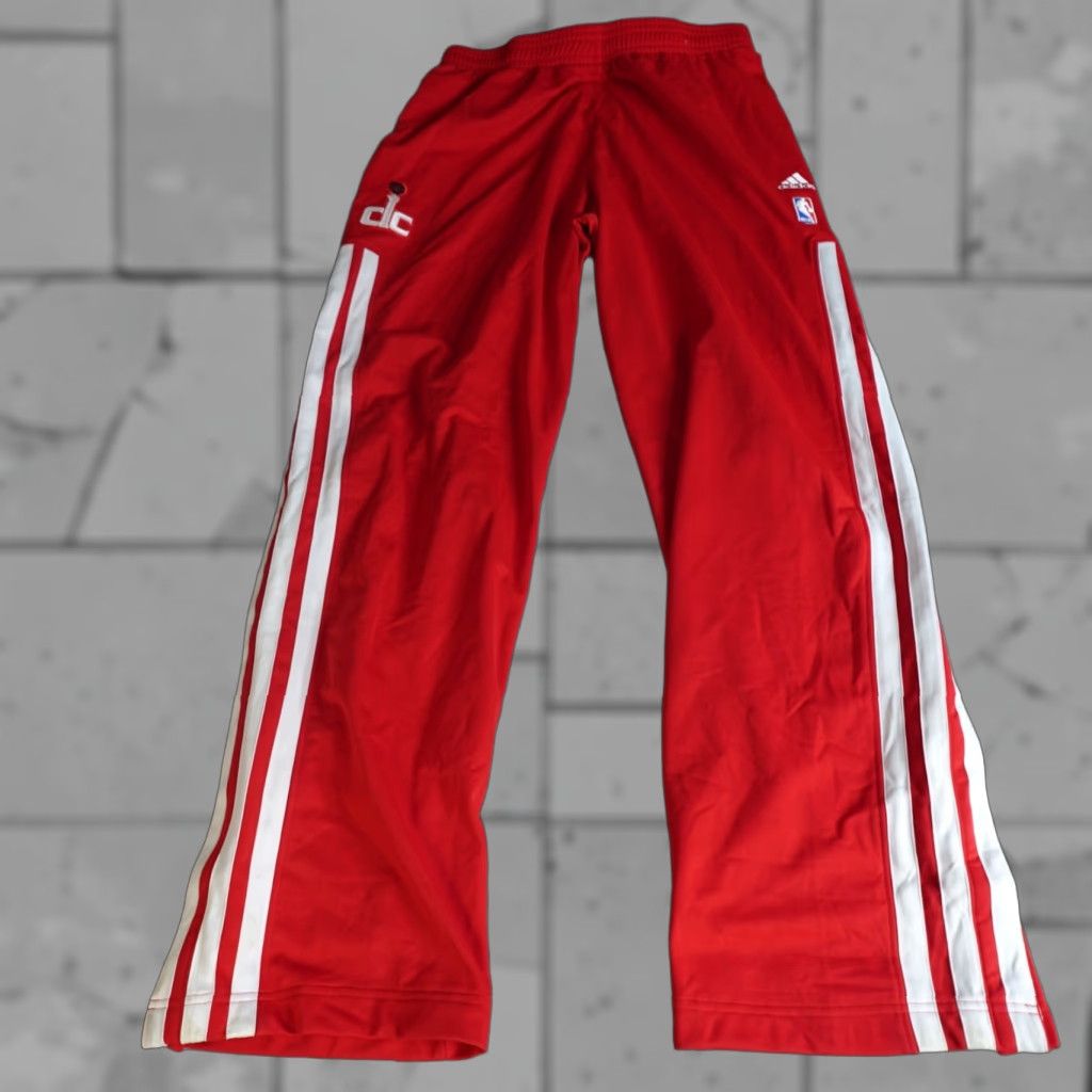 Adidas Adidas Pants 2XL Red Tear Away Track Pants Football Basketball Men Mens Vintage No Size US 39 - 1 Thumbnail