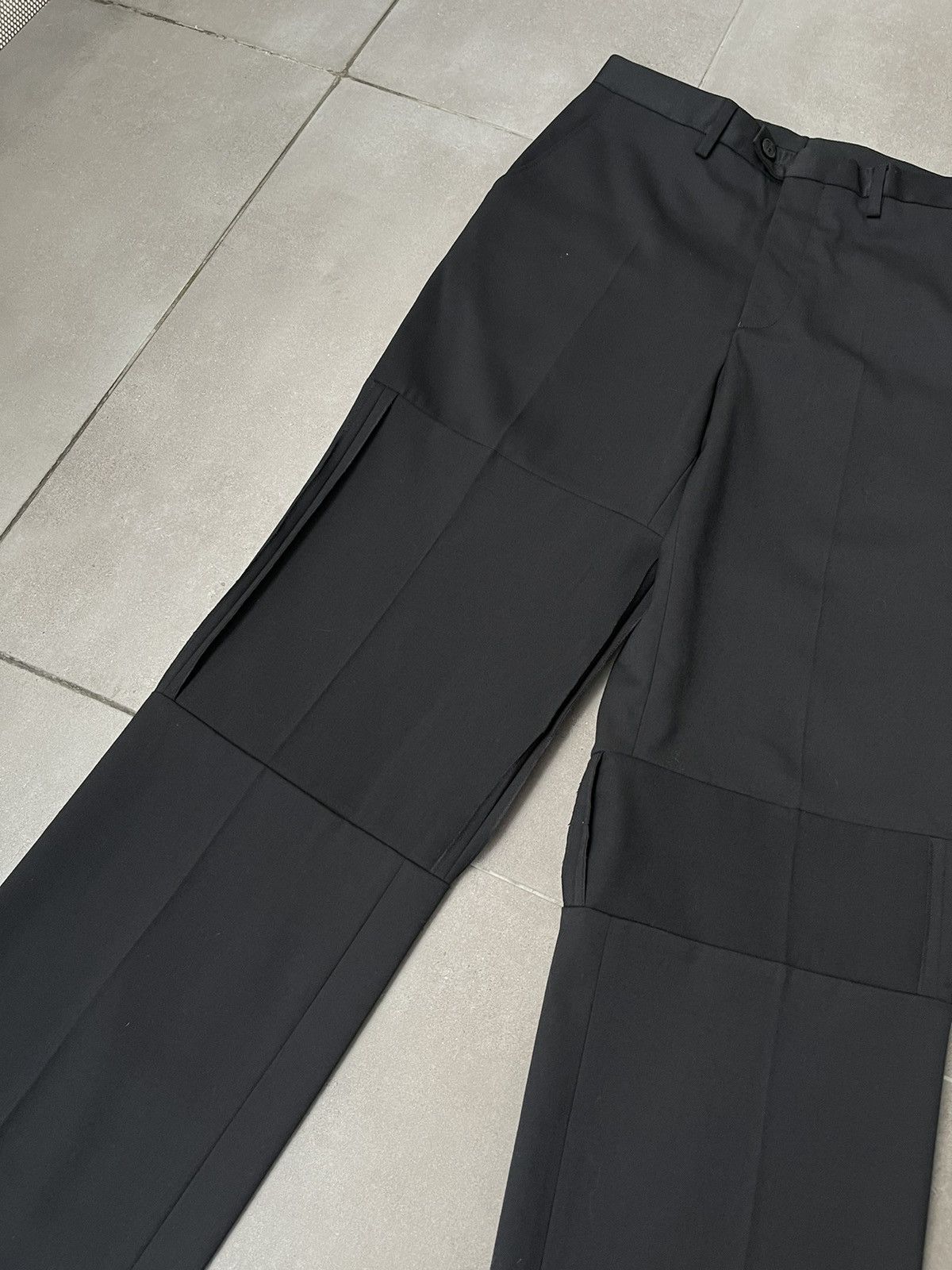 Maison Margiela !DS! SS23 Maison Margiela Reconstructed Black Casual Pants Size US 30 / EU 46 - 14 Thumbnail